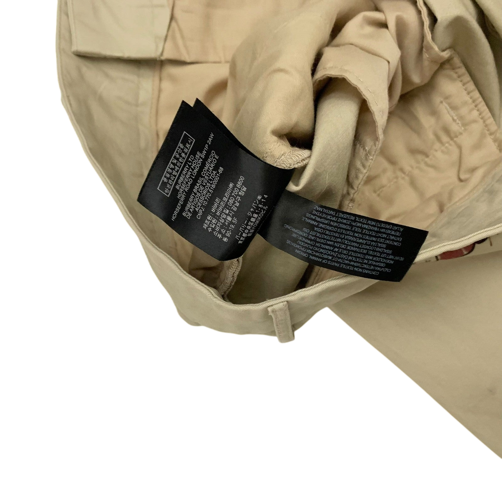 Burberry SS18 Sketch Print Cotton Chino Pants (Size 36”)