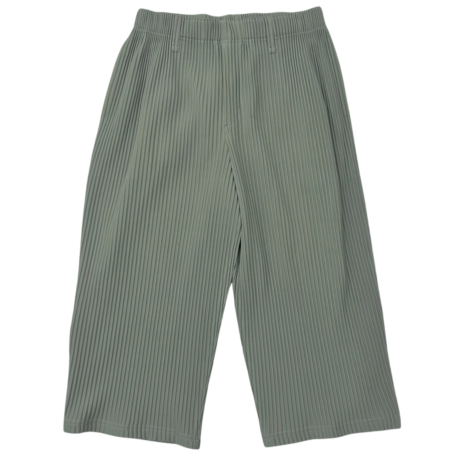 Issey Miyake Homme Plisse JF209 Pleated Wide Pants Grey (Fits M-L)