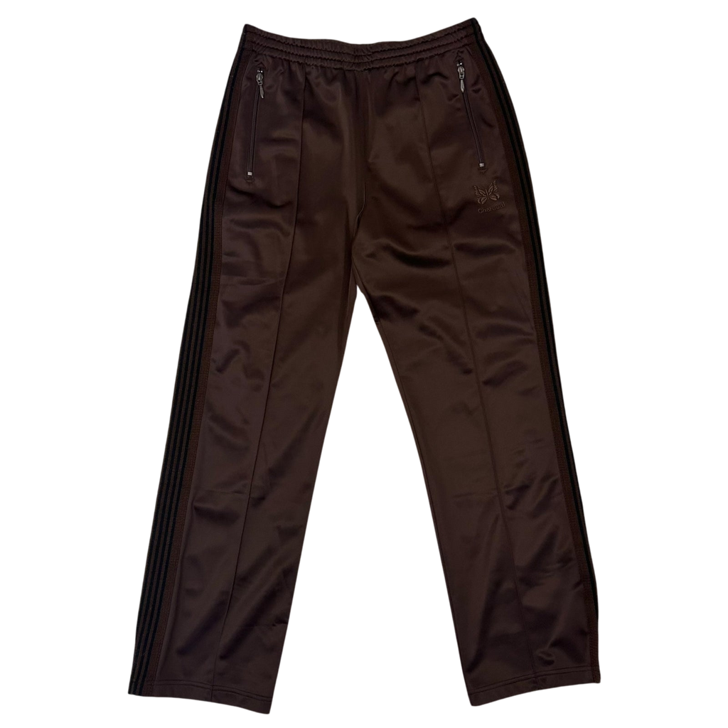 Needles x Charcoal Tokyo Poly Smooth Track Pants Brown (Size M)