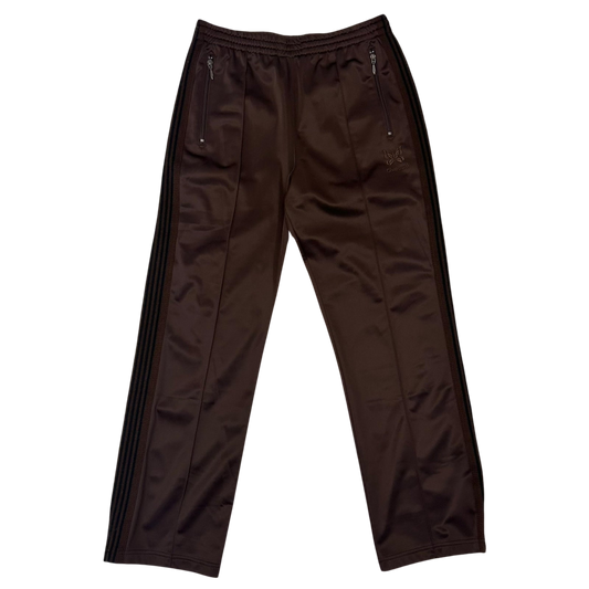 Needles x Charcoal Tokyo Poly Smooth Track Pants Brown (Size M)