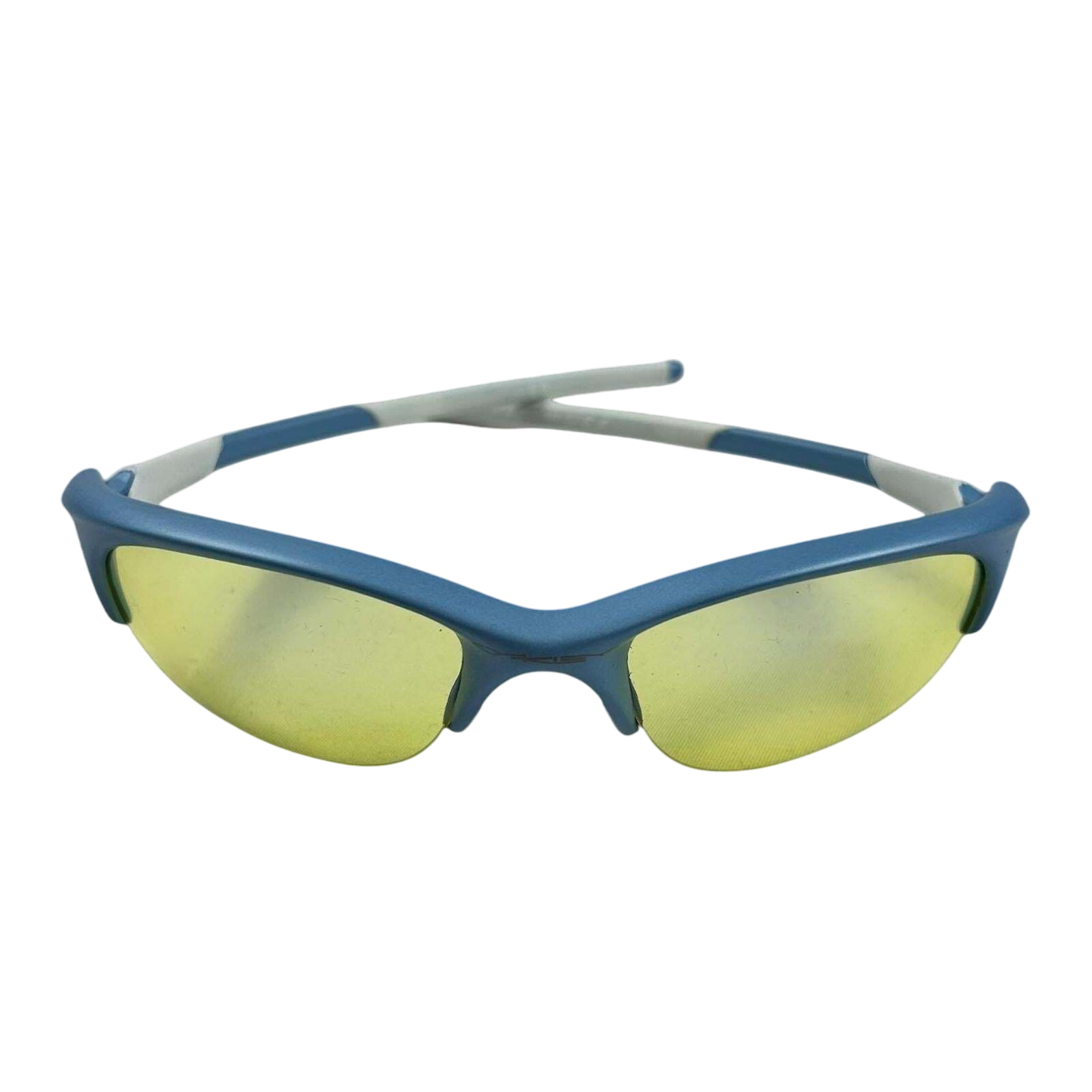 Vintage Oakley Half Jacket 1.0 Blue / White (with yellow lens)