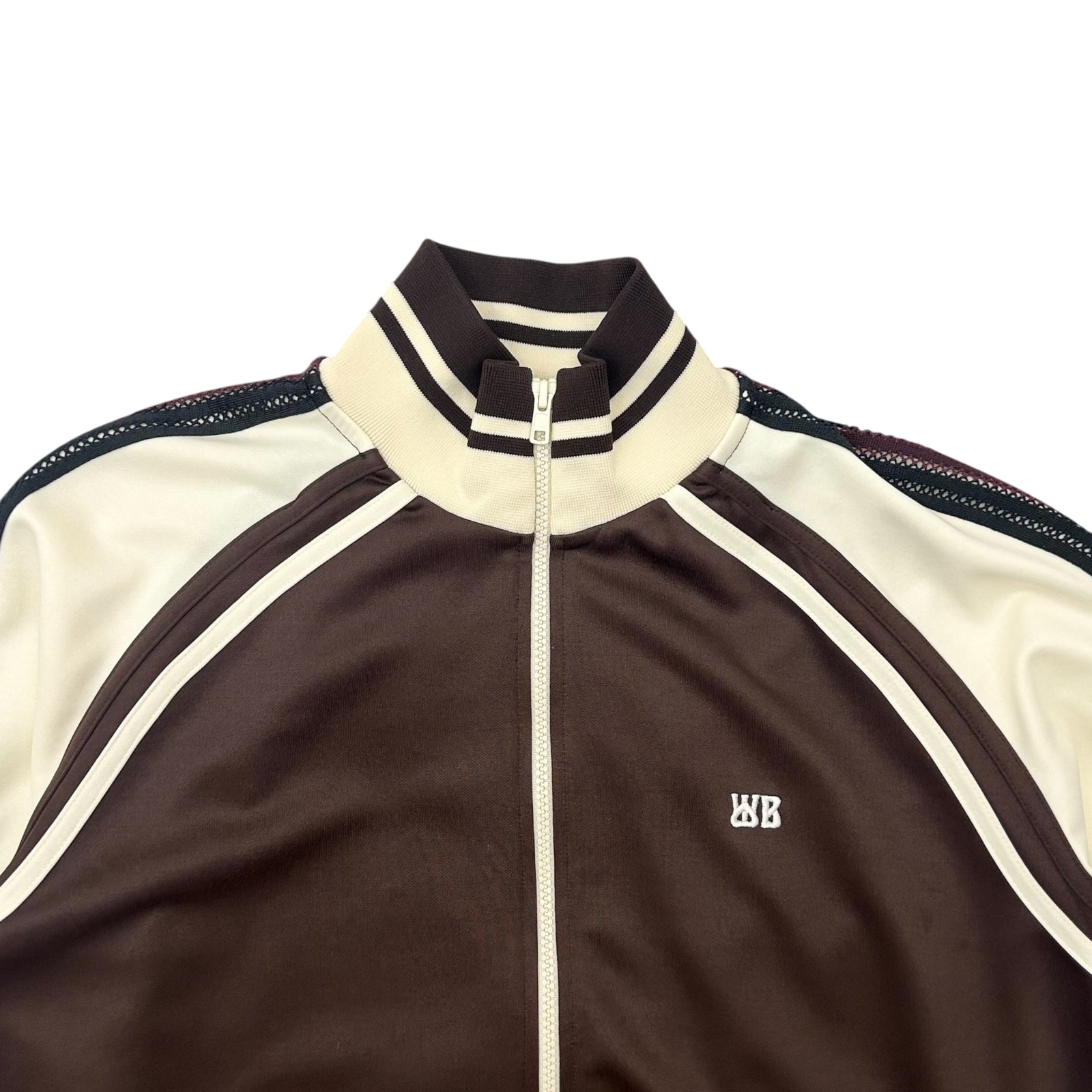 Wales Bonner Kola Track Jacket ‘Brown / Ivory' (Fits M)