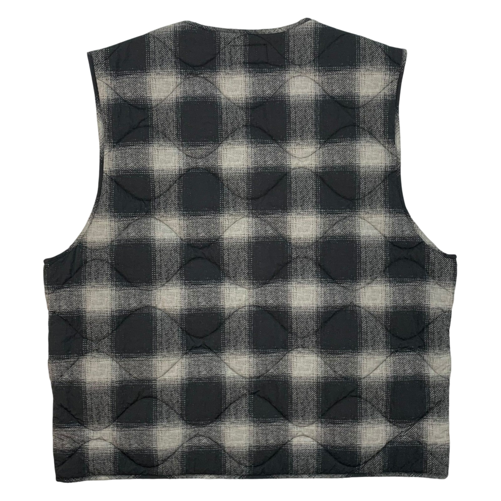 Stussy AW23 Plaid Nylon Liner Vest (Size XL)