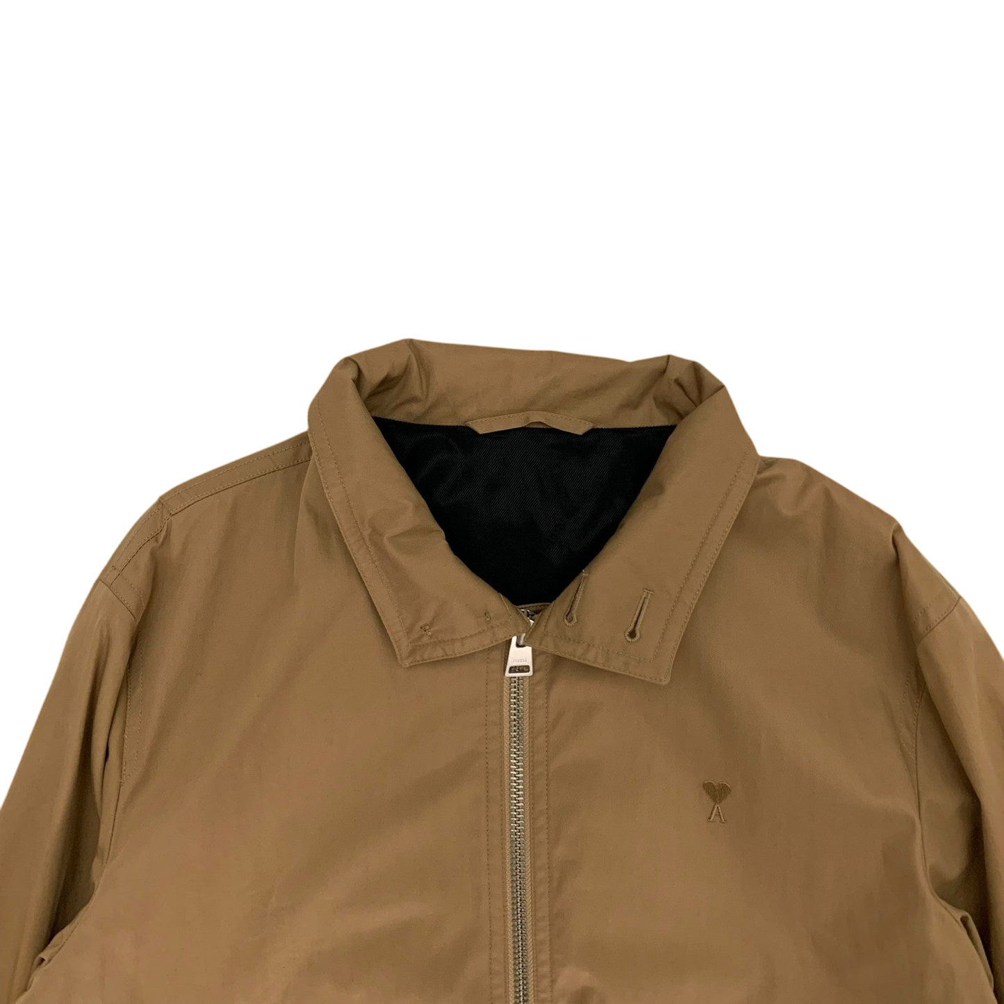 Ami Zipped Harrington Jacket Beige (Size L)