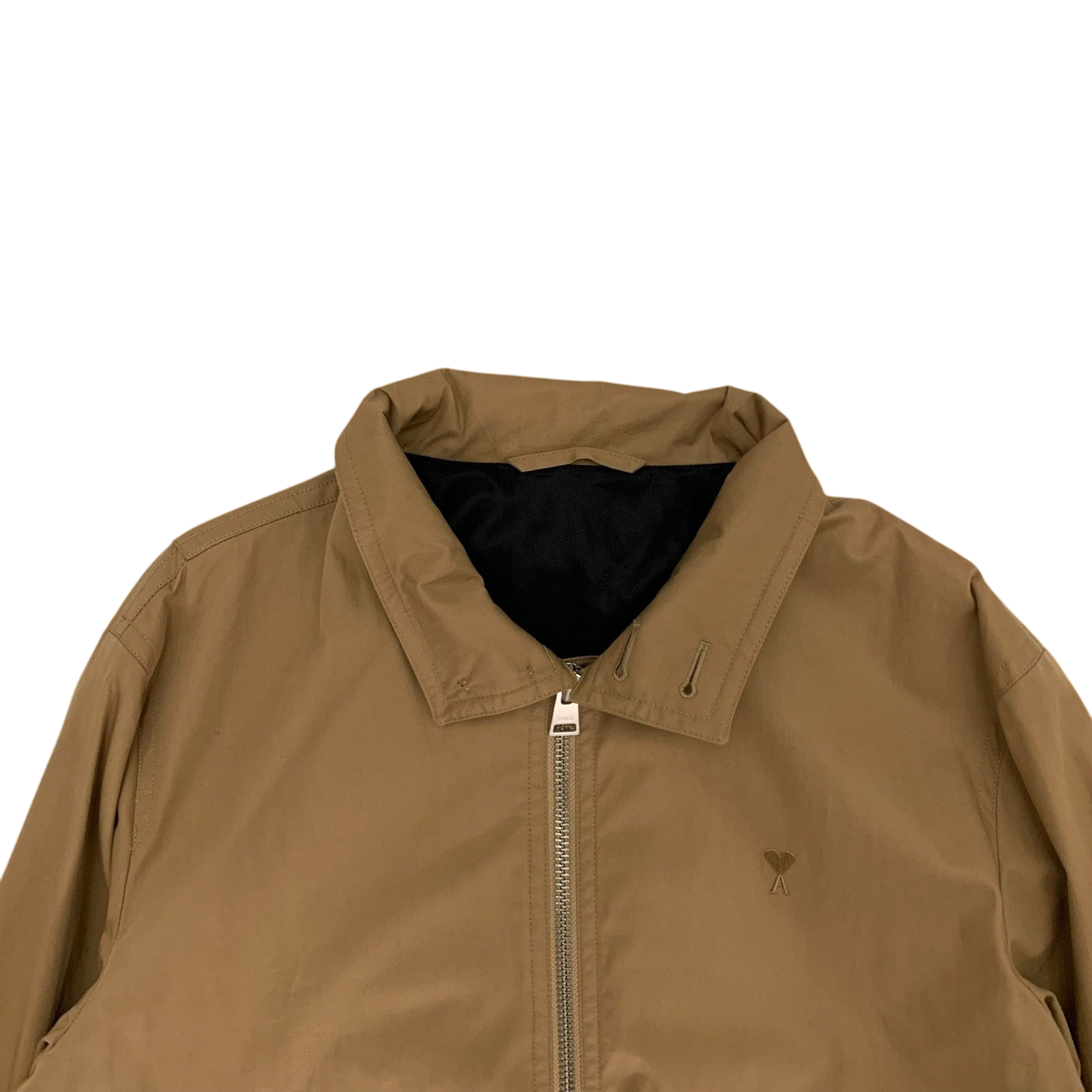 Ami Zipped Harrington Jacket Beige (Size L)