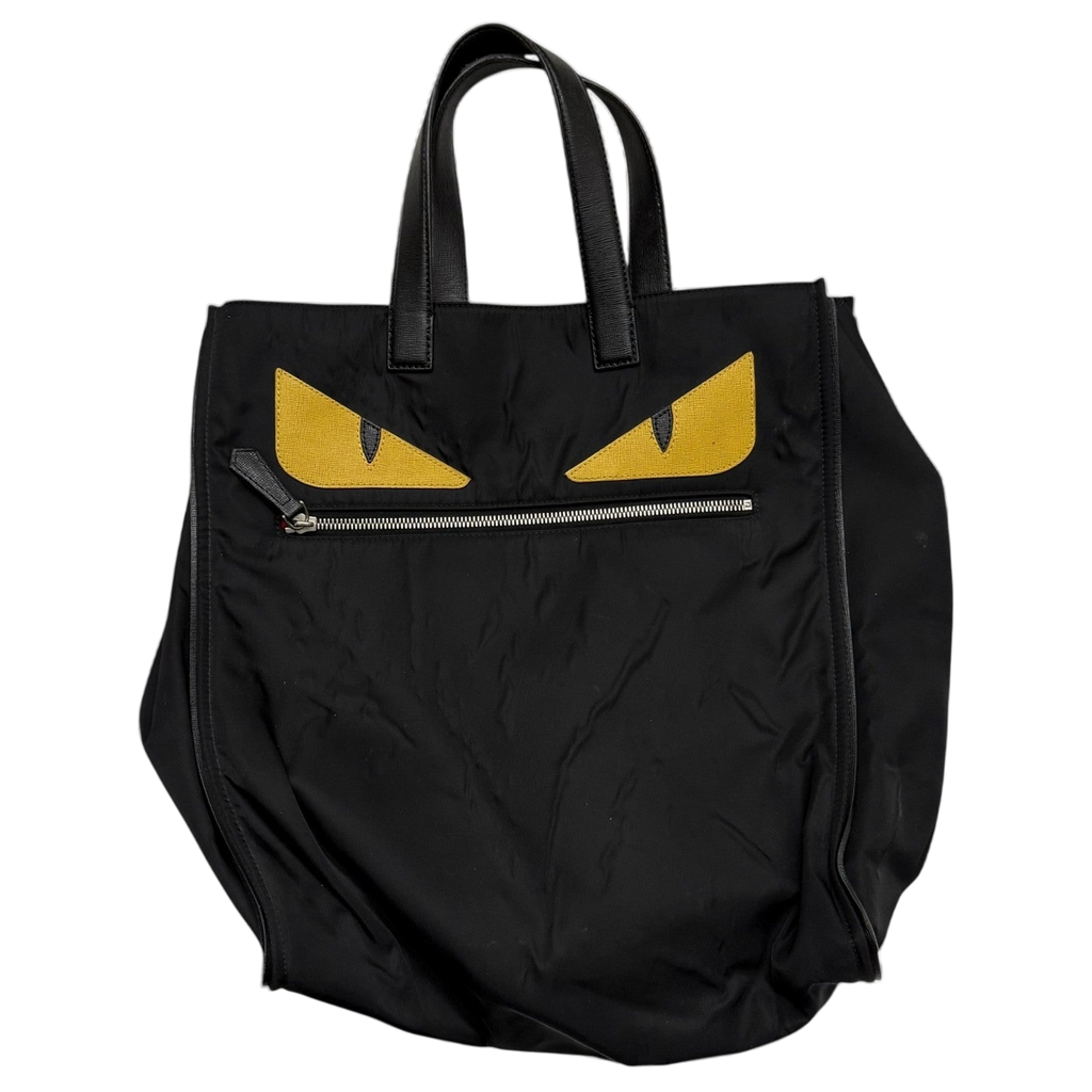 Fendi Monster Tote Bag Black