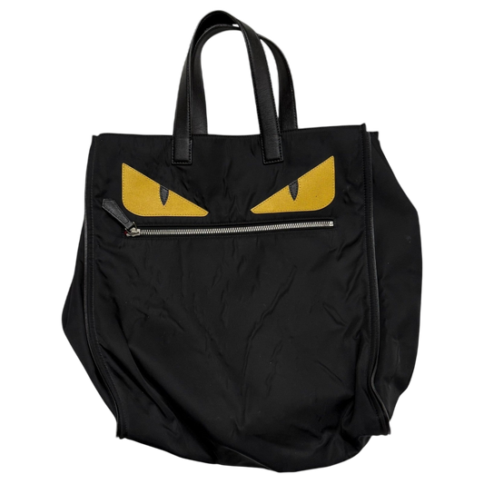 Fendi Monster Tote Bag Black