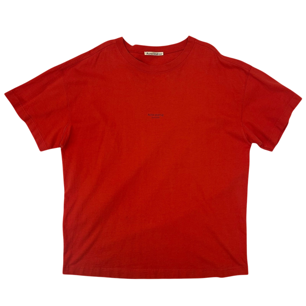 Acne Studios Stockholm Logo T-Shirt Red (Size XL)