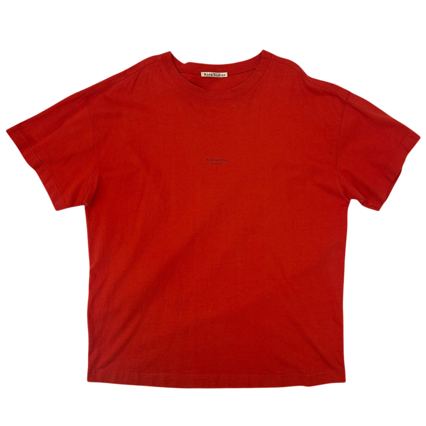 Acne Studios Stockholm Logo T-Shirt Red (Size XL)