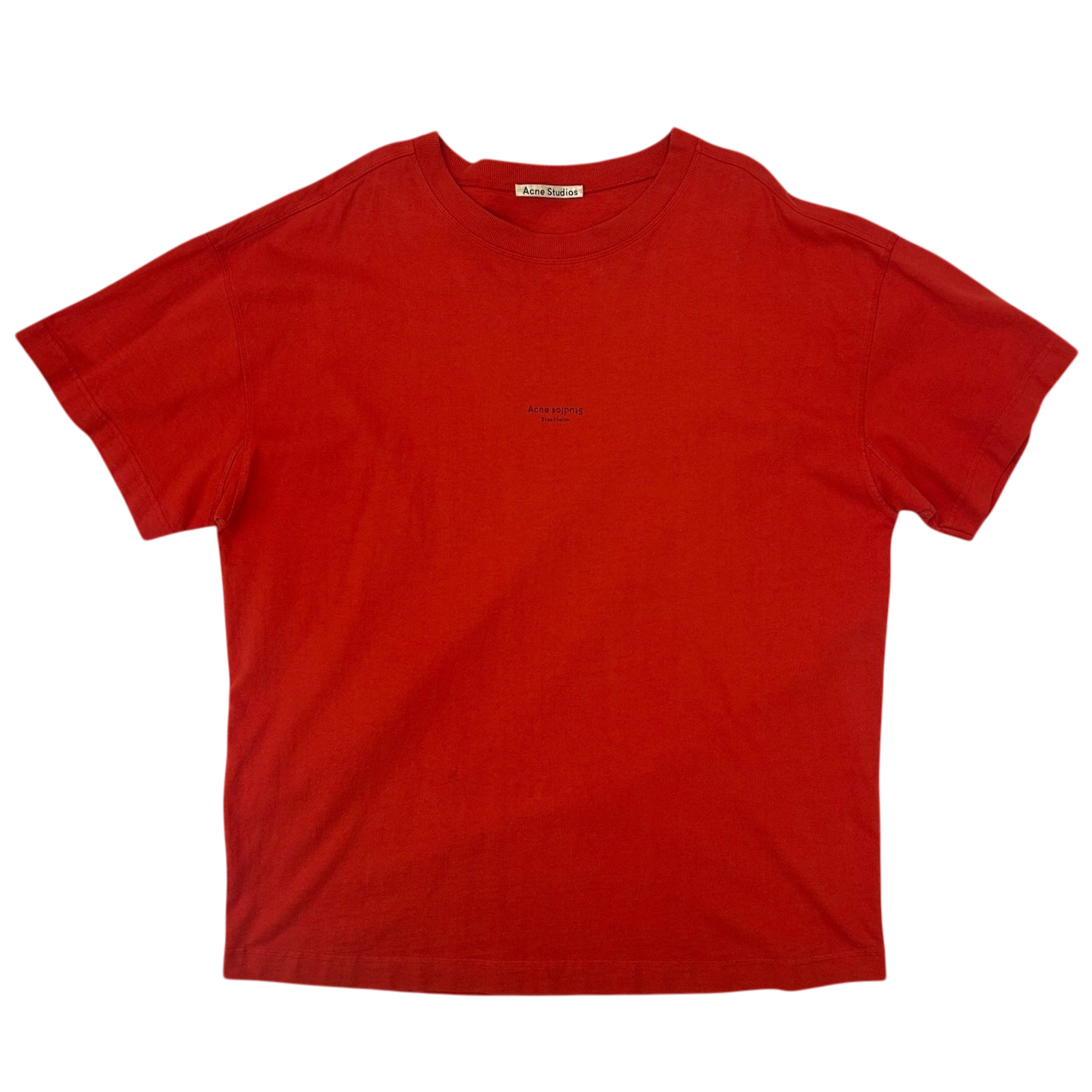 Acne Studios Stockholm Logo T-Shirt Red (Size XL)