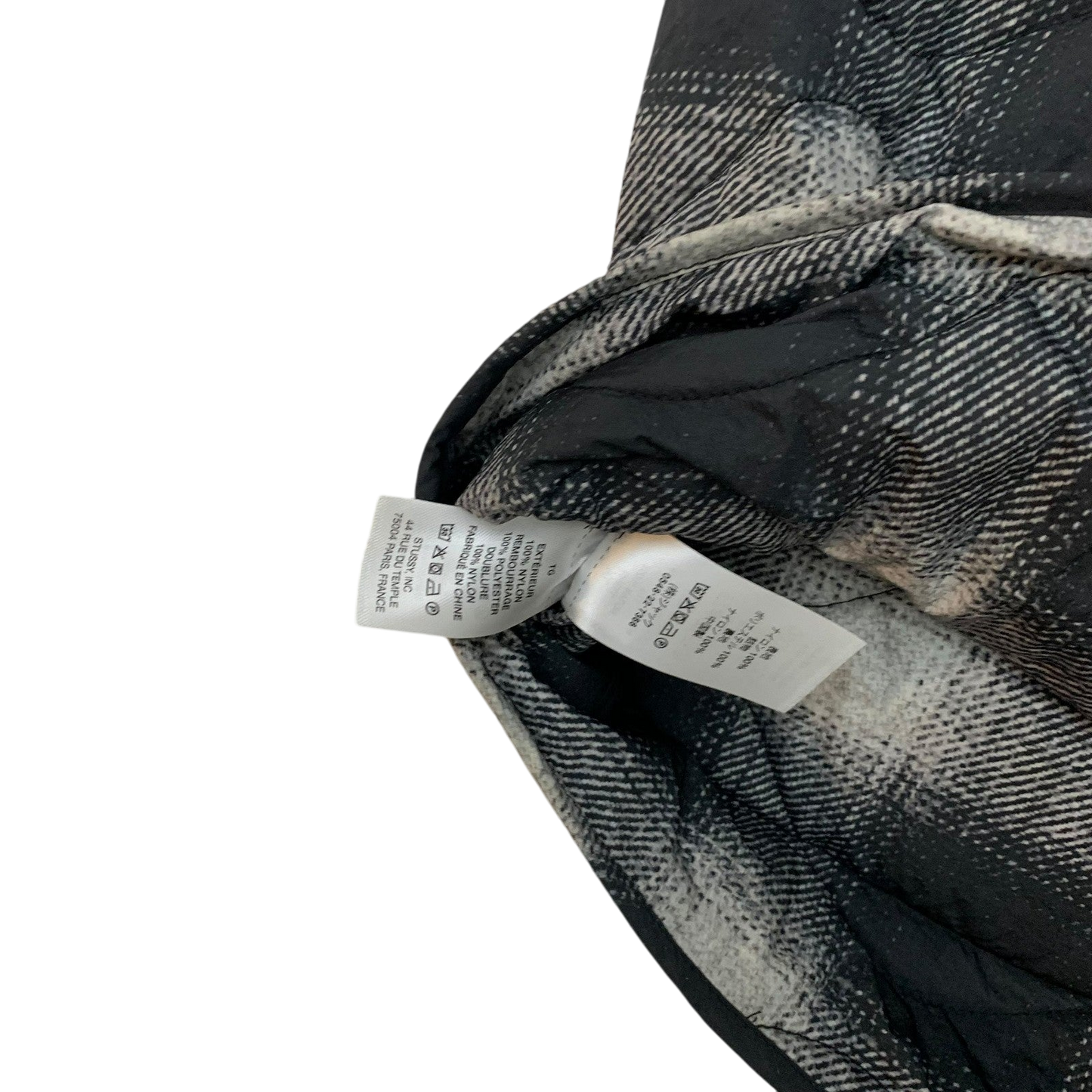 Stussy AW23 Plaid Nylon Liner Vest (Size XL)