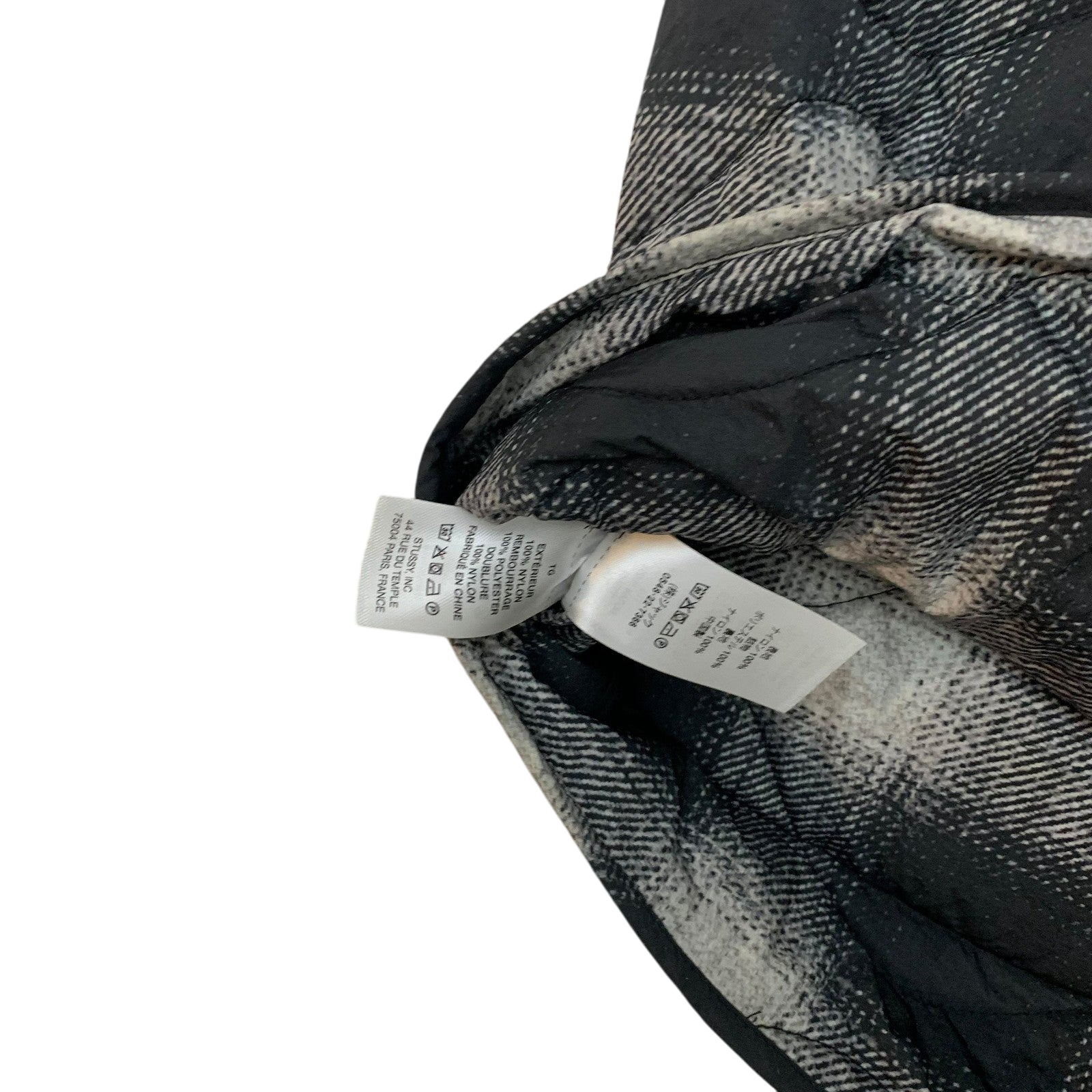 Stussy AW23 Plaid Nylon Liner Vest (Size XL)