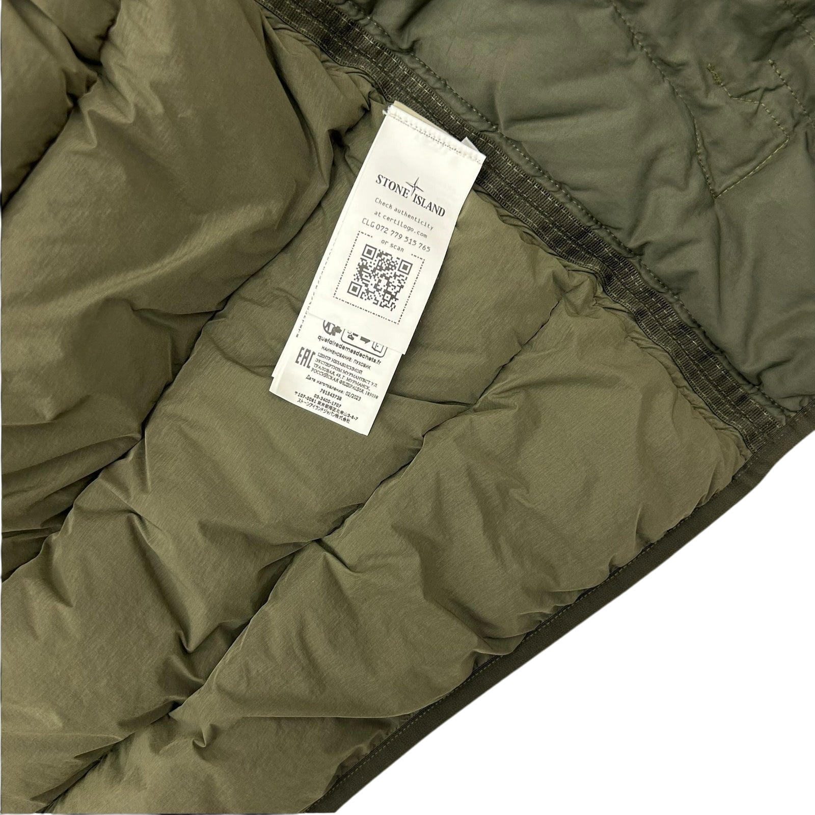 Stone Island Seamless Tunnel Nylon Down-TC Jacket Green (Fits L/XL)