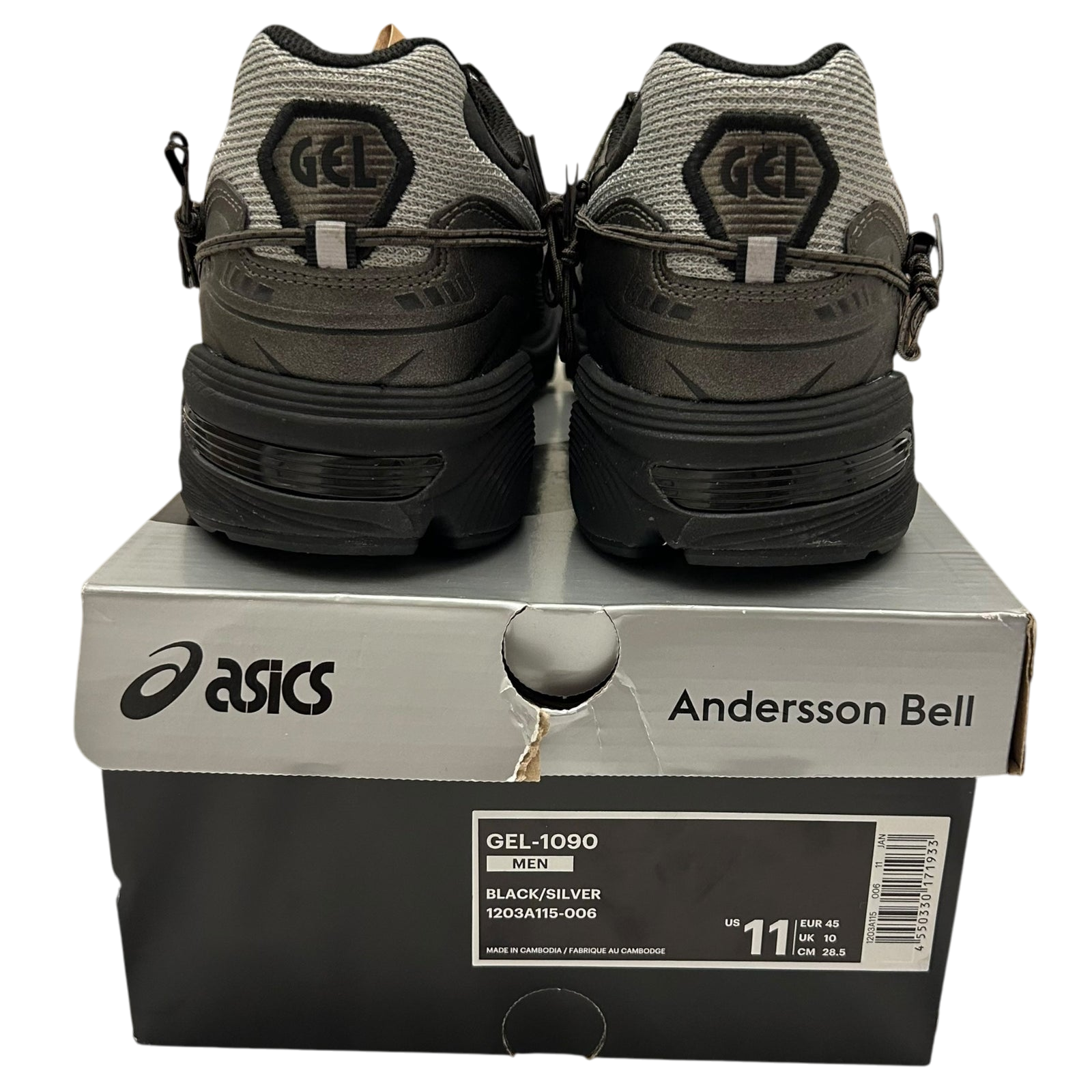 Asics Gel-1090 Andersson Bell ‘Black / Silver’ (US11/UK10)