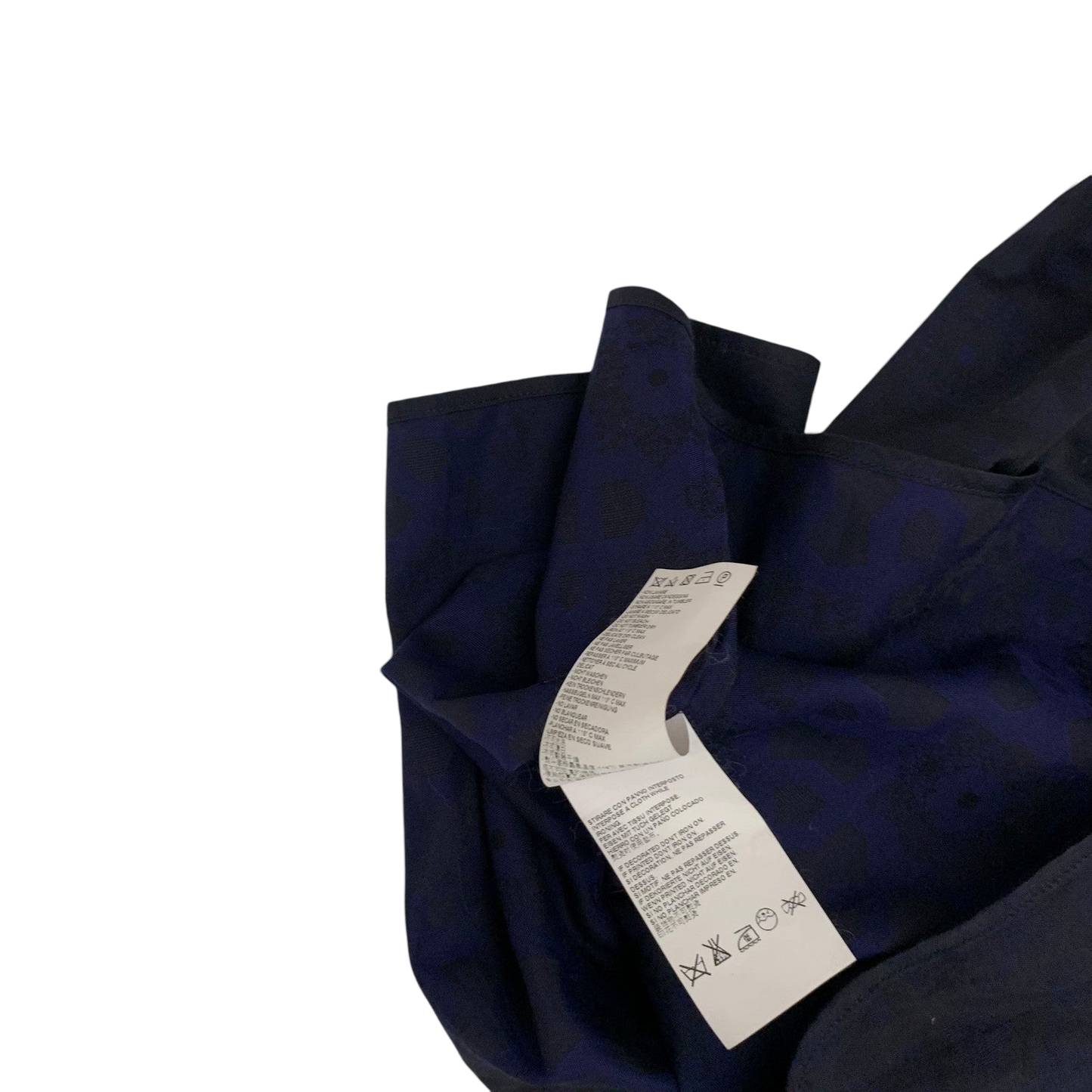 Vivienne Westwood Man Patterned Button-Up Shirt Navy (Fits M)