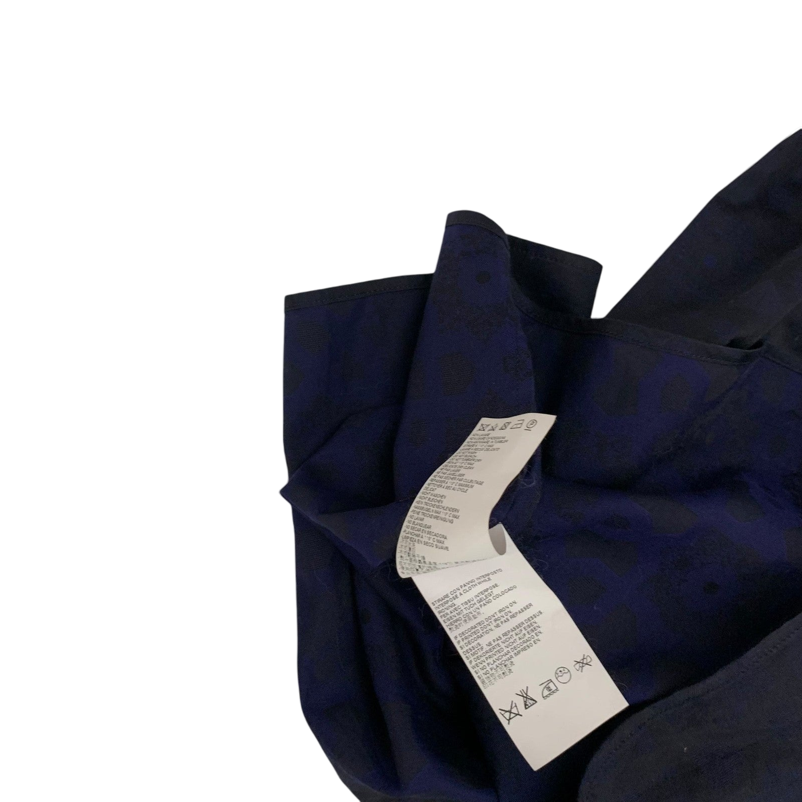 Vivienne Westwood Man Patterned Button-Up Shirt Navy (Fits M)