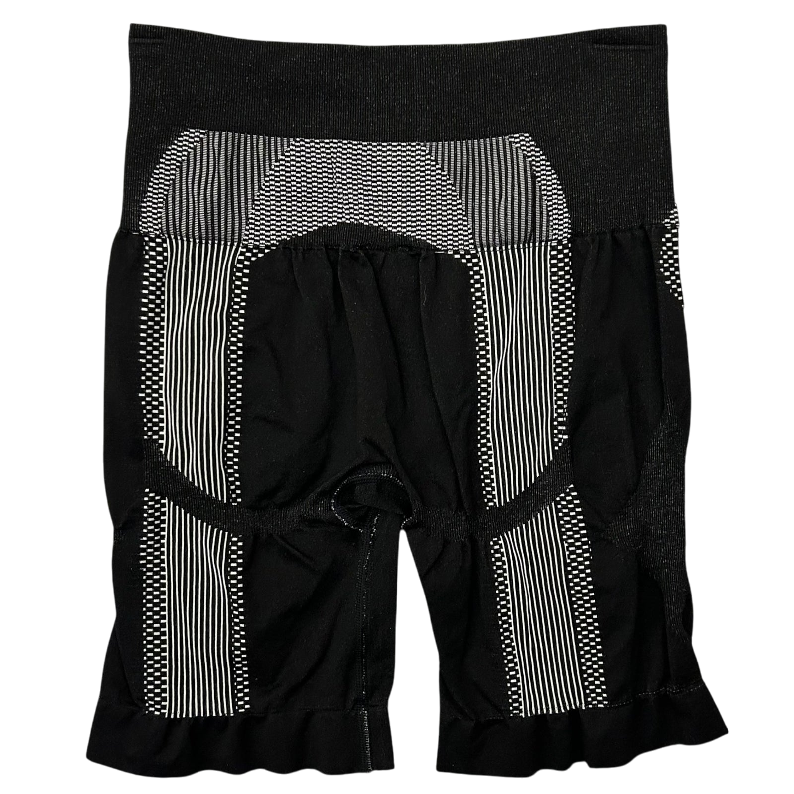 MISBHV High-Waisted Sport Knit Shorts Black/White (Size M Womens)
