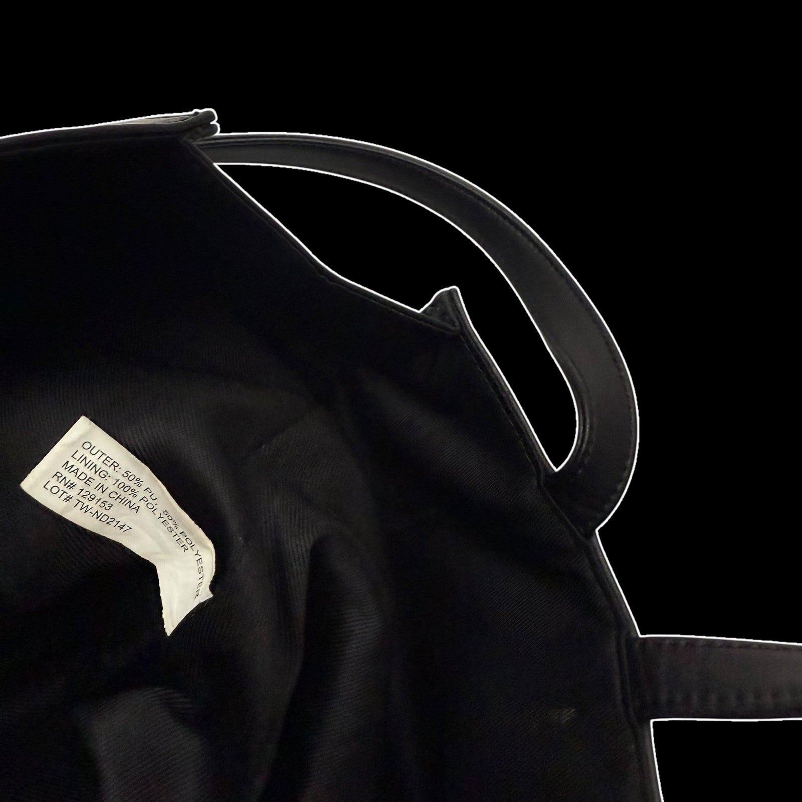 Telfar Vegan Leather Medium Shopping Bag Black