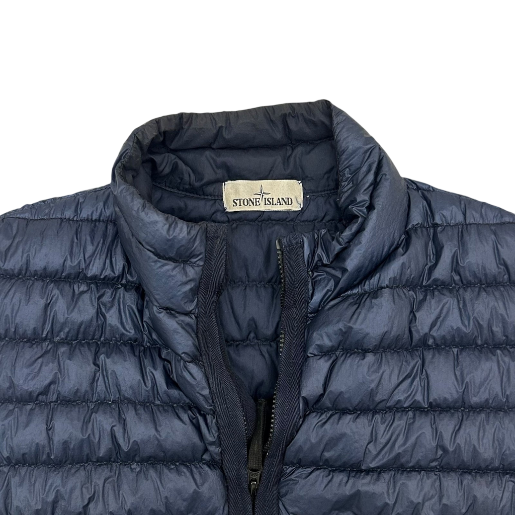 Stone Island Garment Dyed Down Gilet Navy (Fits S/M)