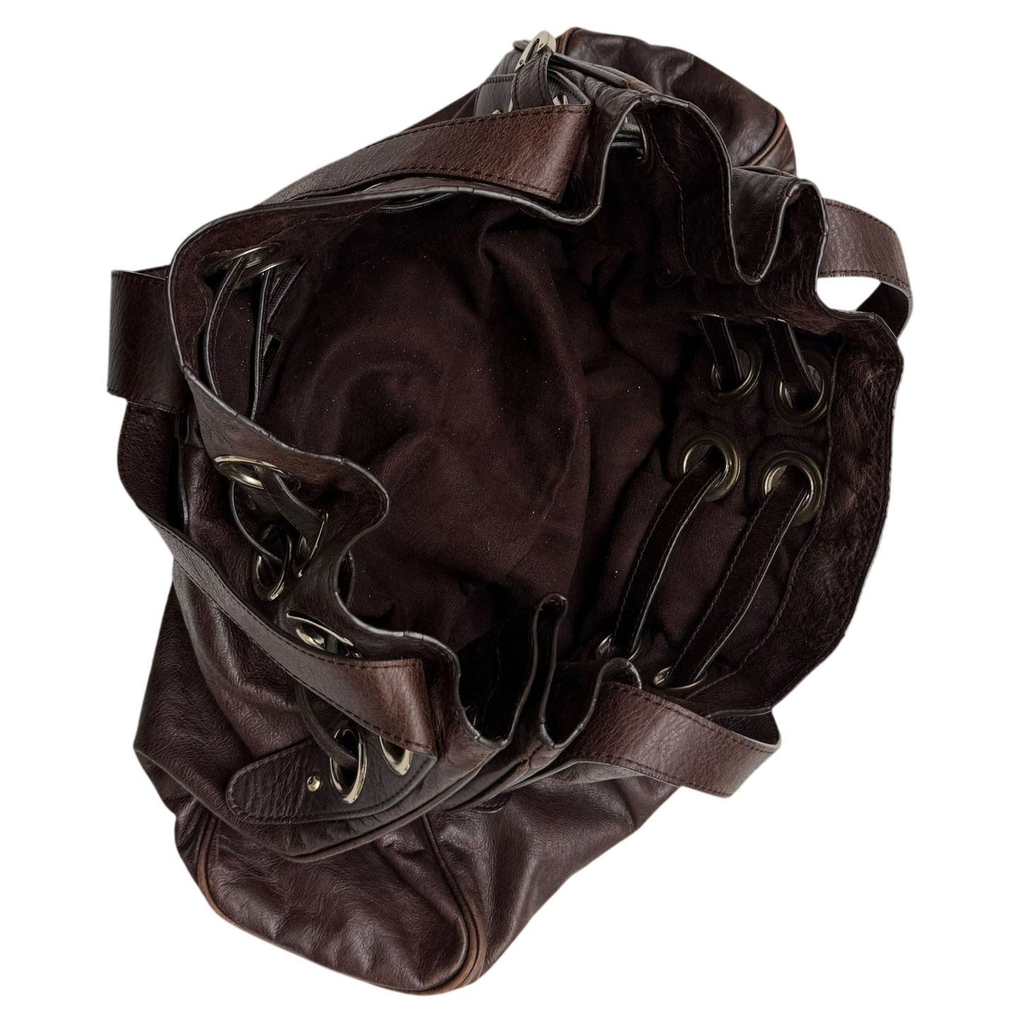 Jimmy Choo Ramona Leather Shoulder Bag Brown