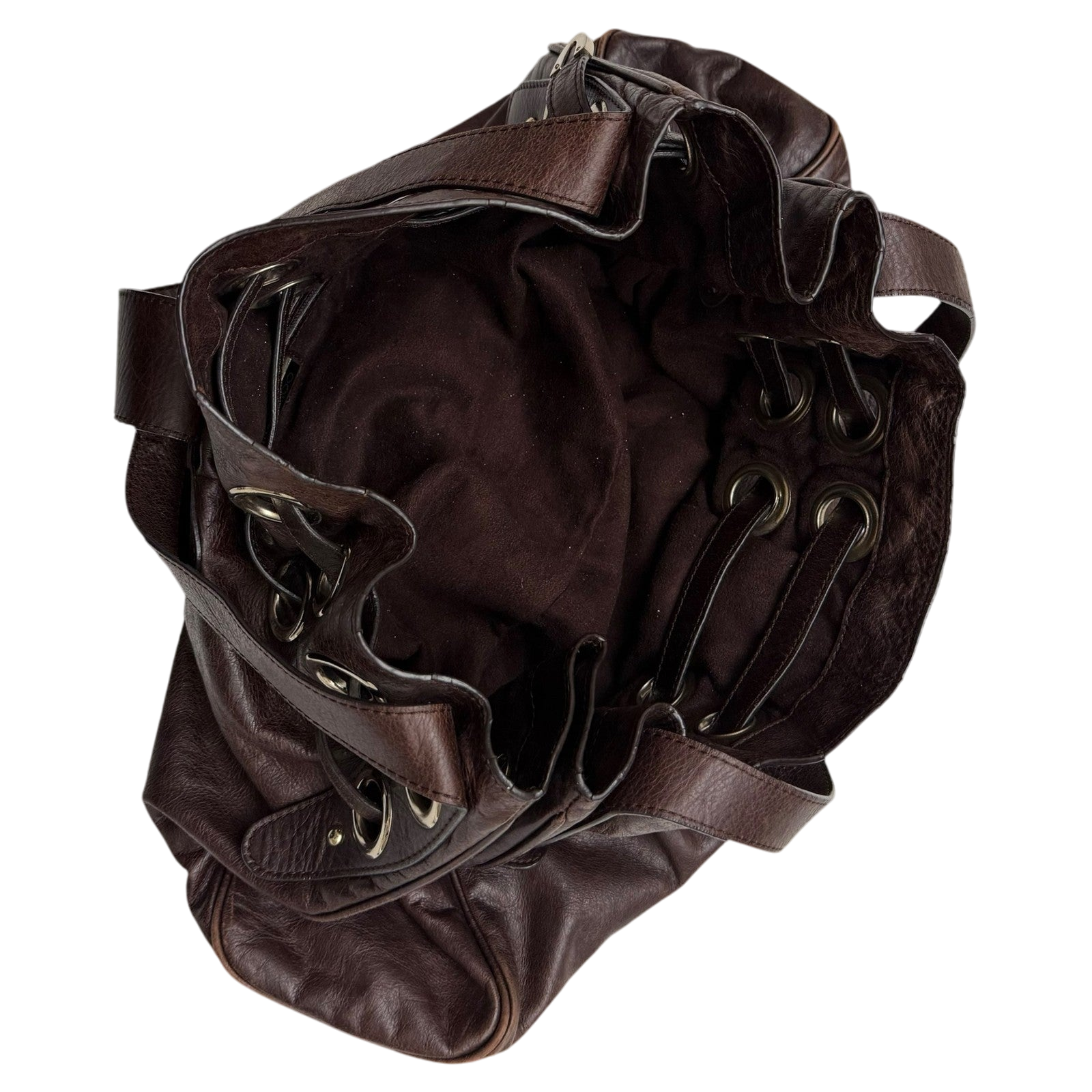 Jimmy Choo Ramona Leather Shoulder Bag Brown