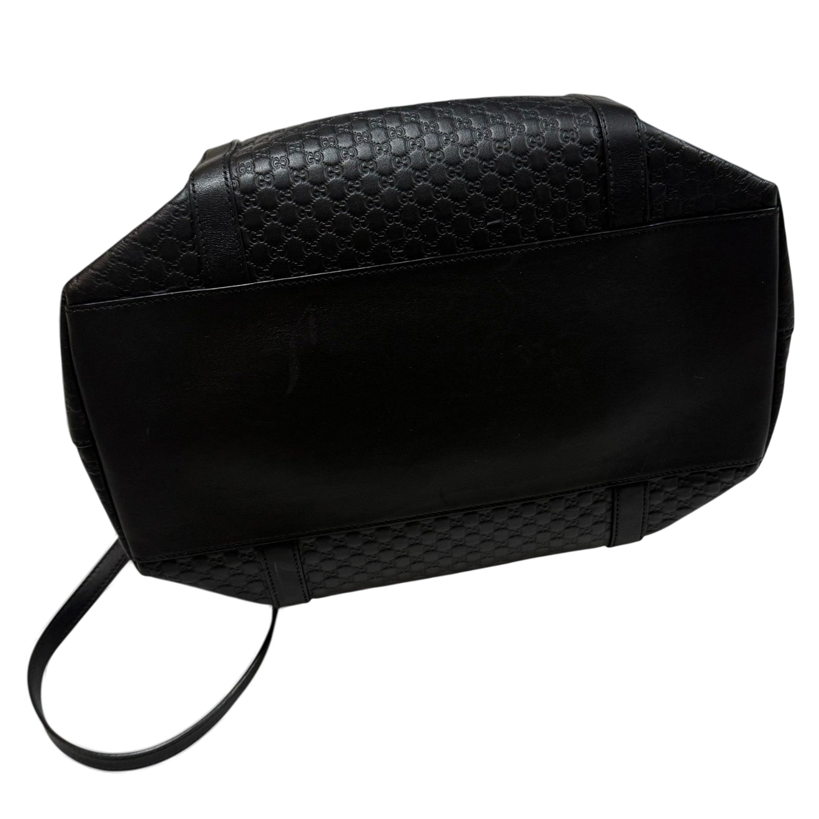 Gucci Microguccissima Large Dome Leather Bag Black