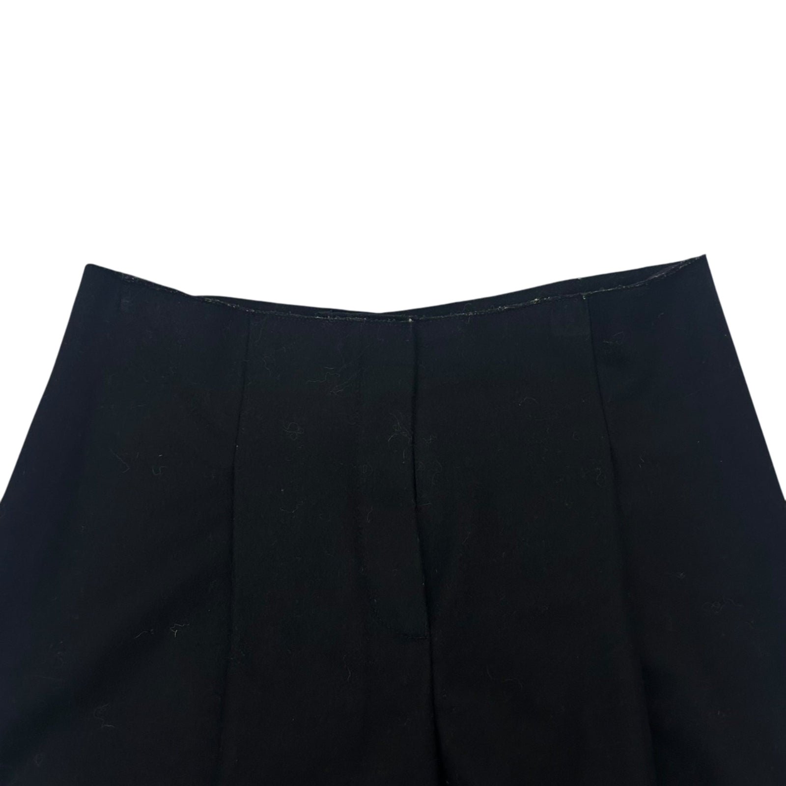 AW15 Acne Studios Murol Raw Front-Pleated Wool Pants Black (fits 29”)