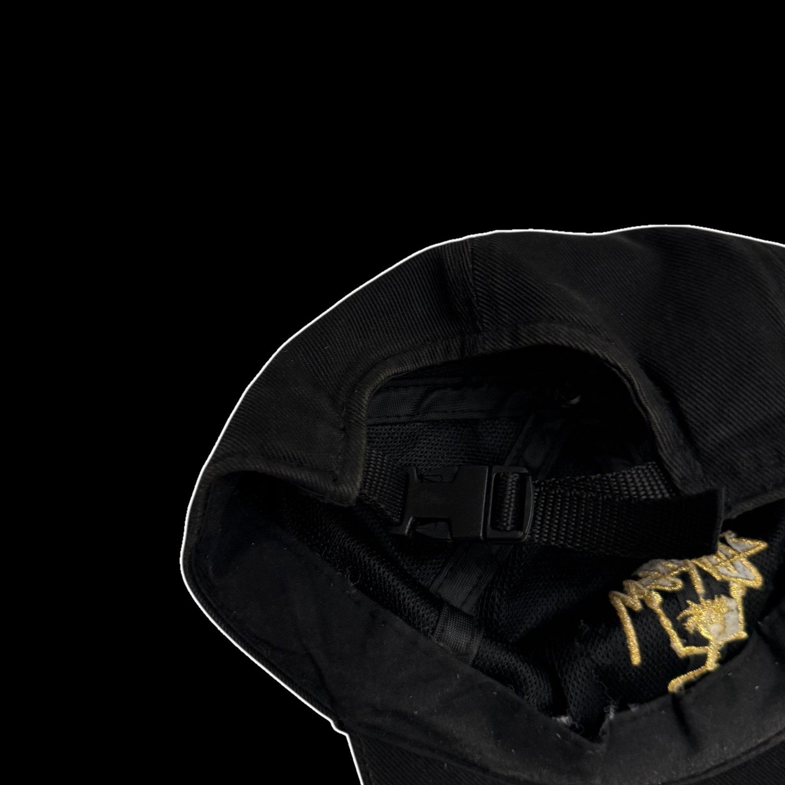 Stussy Vintage 90s Custom-Studded Cap Black