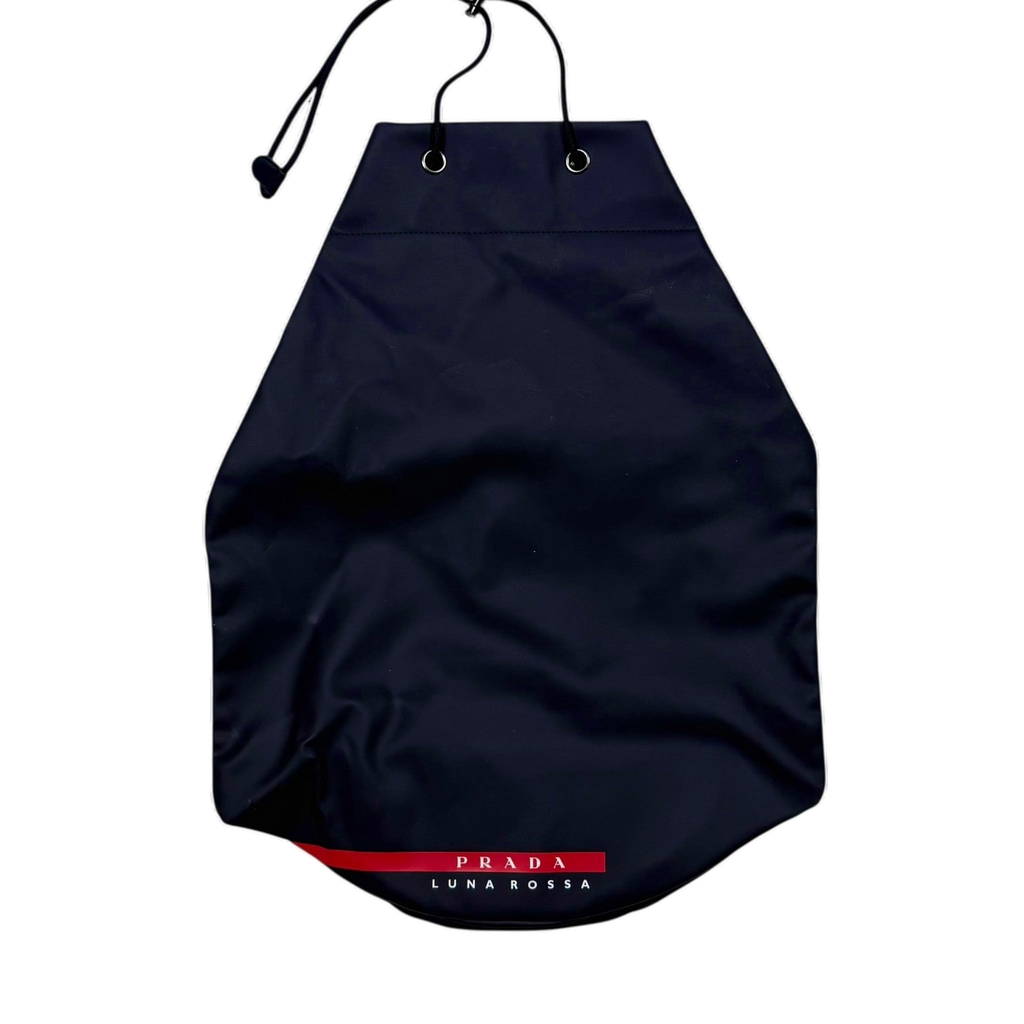 Prada Luna Rossa Sailing Shoulder Bag Navy
