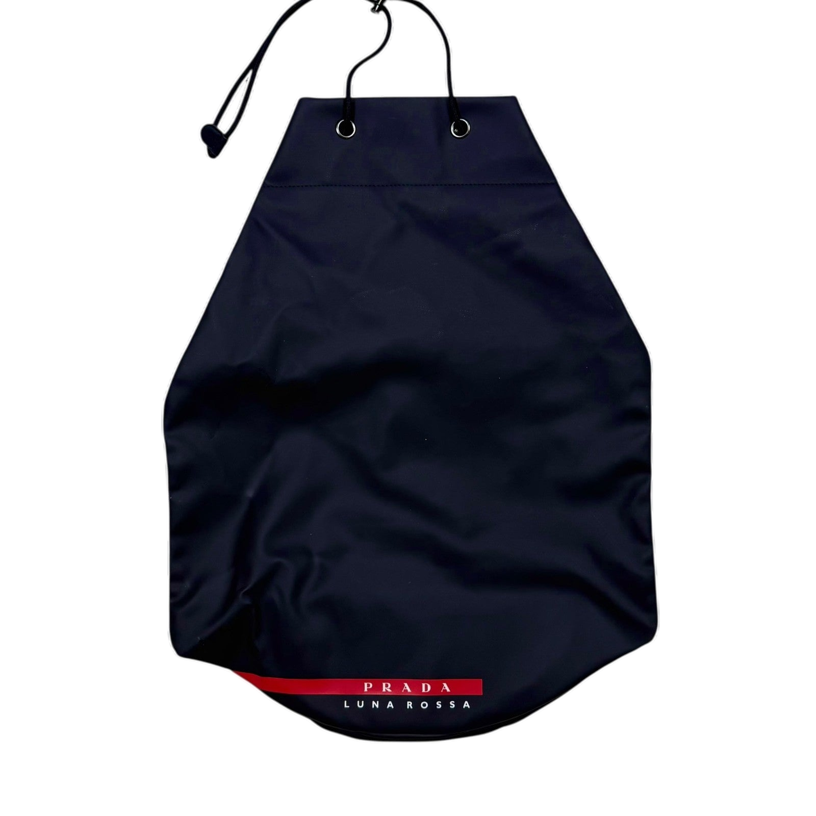 Prada Luna Rossa Sailing Shoulder Bag Navy