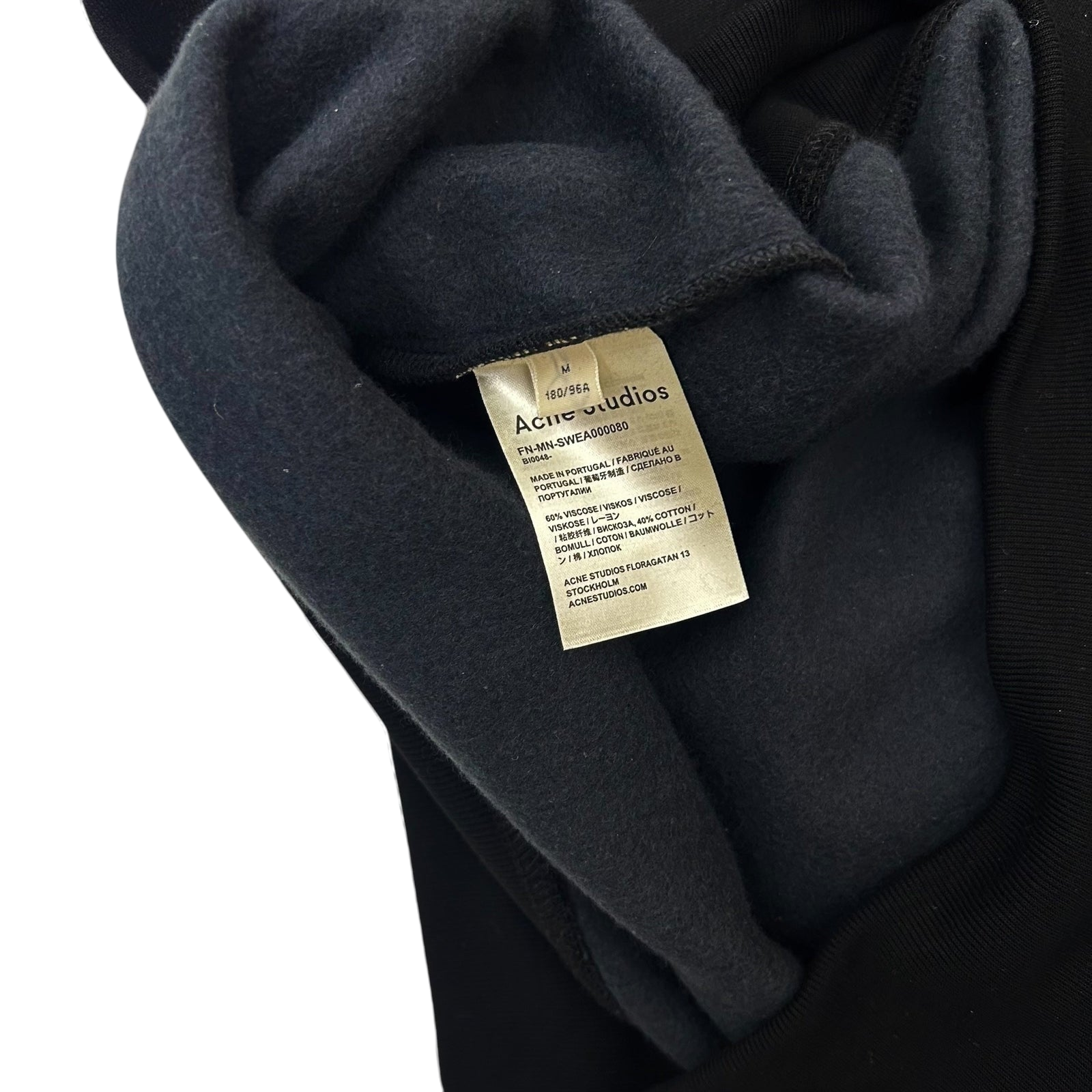 Acne Studios Jacquard Logo Sweater Black (Fits L-XL)