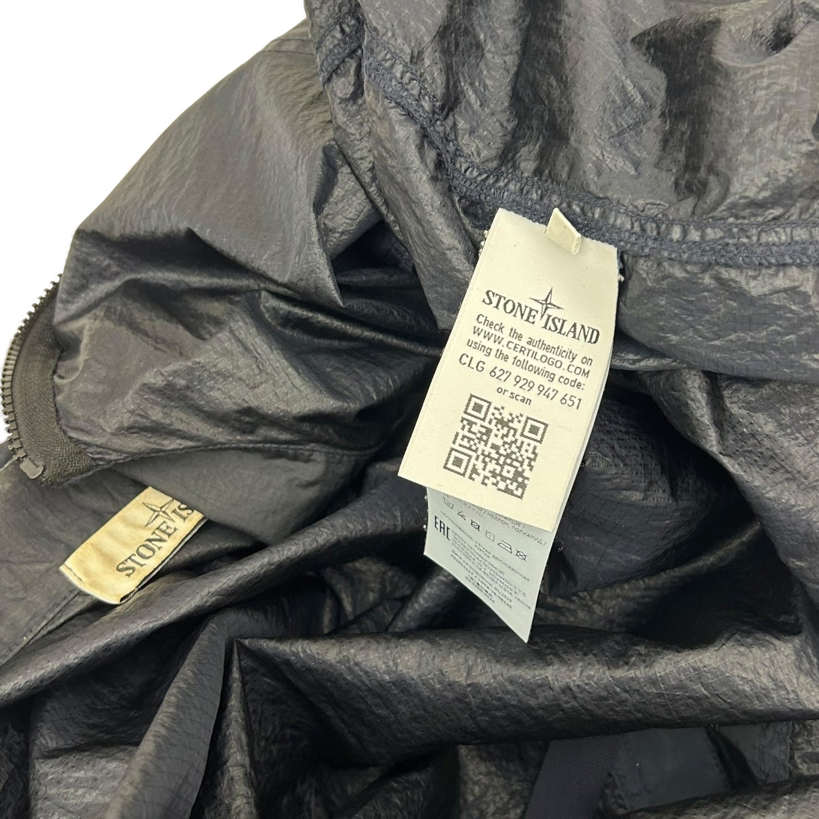 Stone Island Nylon Metal Overshirt Navy (Fits L/XL)