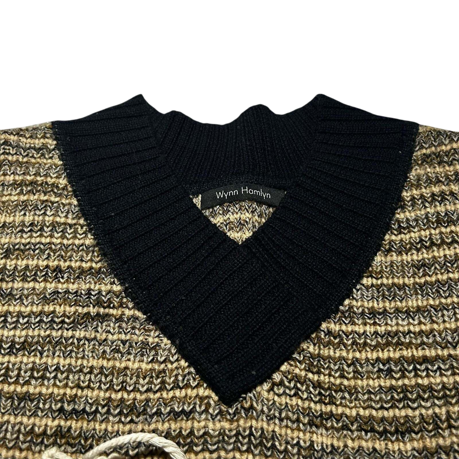 Wynn Hamlyn Wool Blend Argyle Knit Vest (Size L)