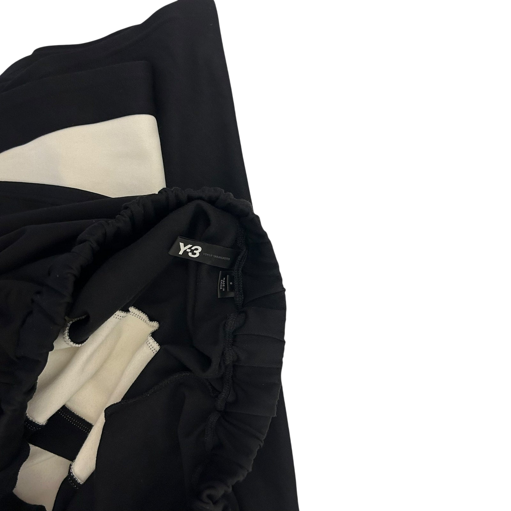 Y-3 Adidas Cotton Oversized Skirt Black/White (Fits M-L)