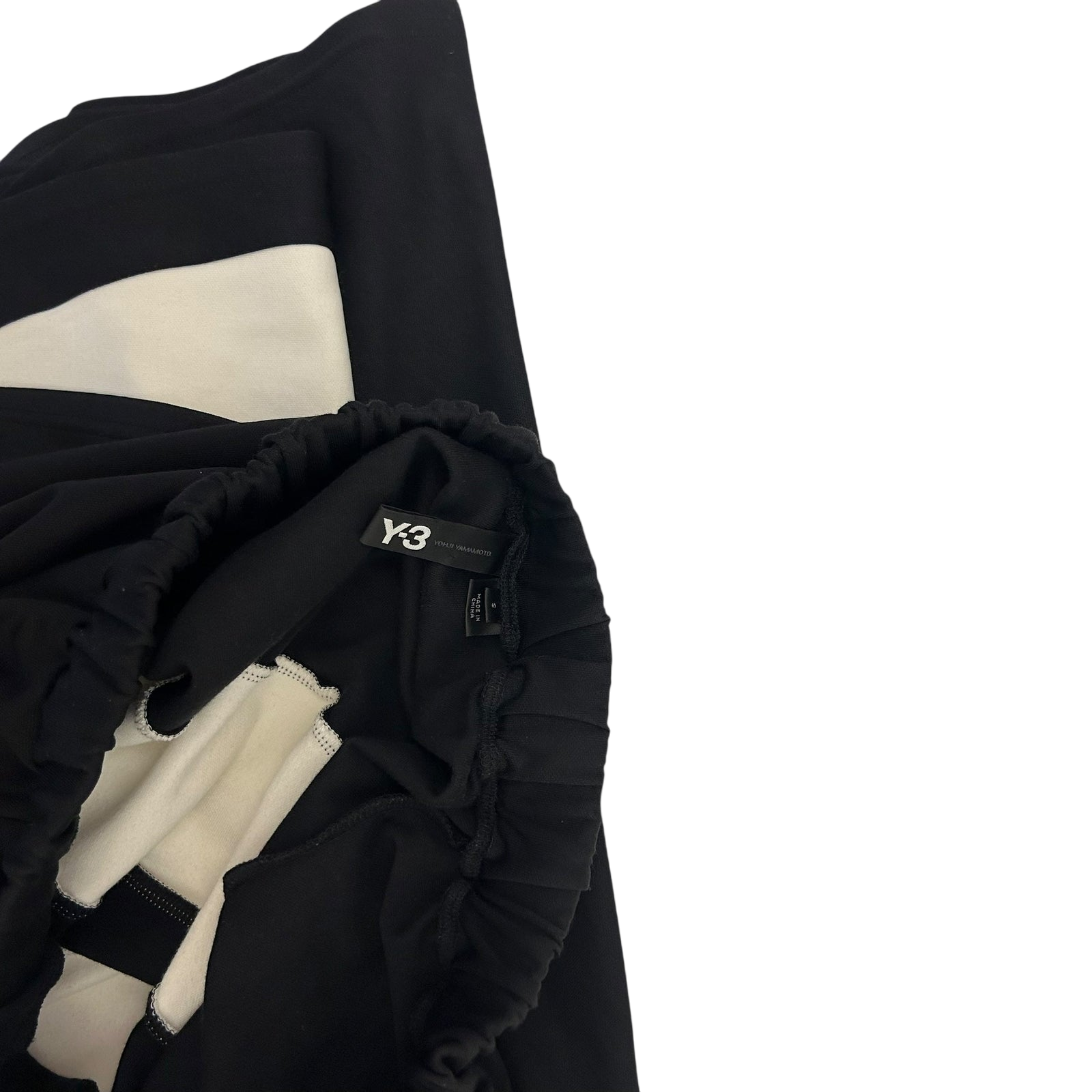 Y-3 Adidas Cotton Oversized Skirt Black/White (Fits M-L)