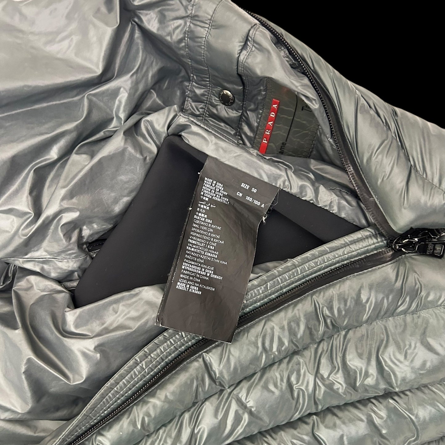 2013 Prada Technical Nylon Puffer Jacket (Fits M/L)