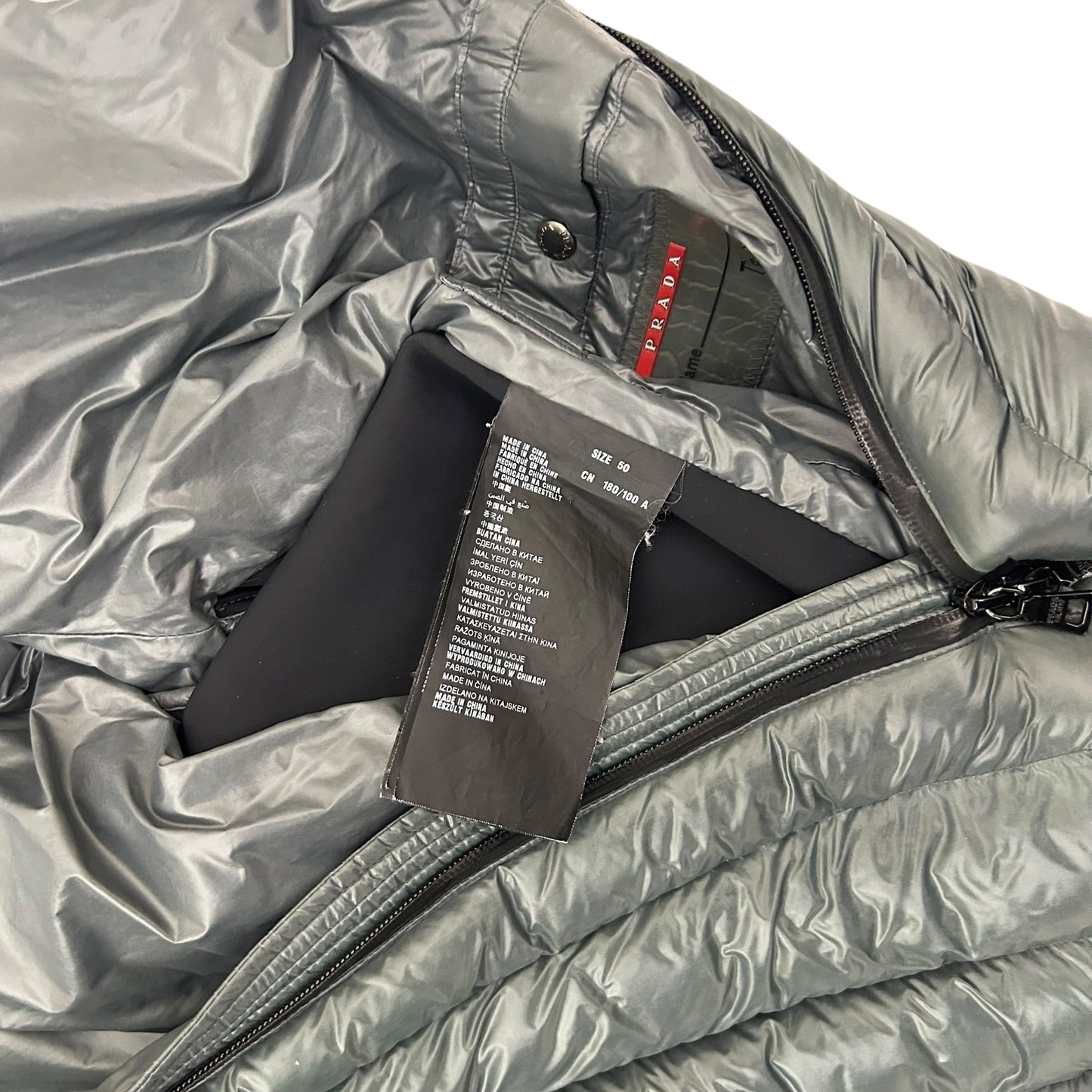 2013 Prada Technical Nylon Puffer Jacket (Fits M/L)