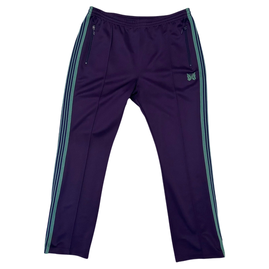 Needles Poly Smooth Track Pants Purple/Turquoise (Size XL)
