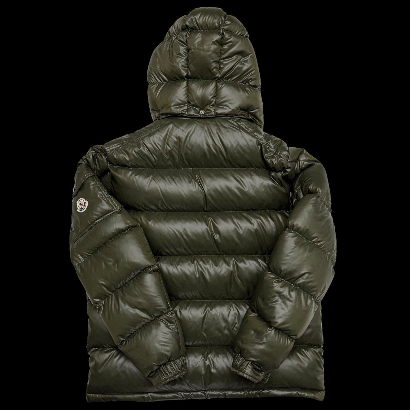 Moncler Maya Quilted Nylon Down Jacket Olive Green (Fits M-L)