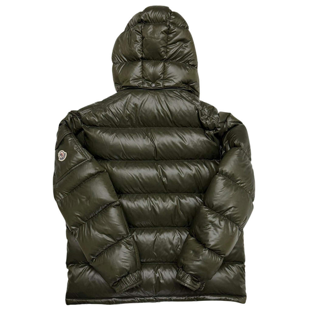 Moncler Maya Quilted Nylon Down Jacket Olive Green (Fits M-L)