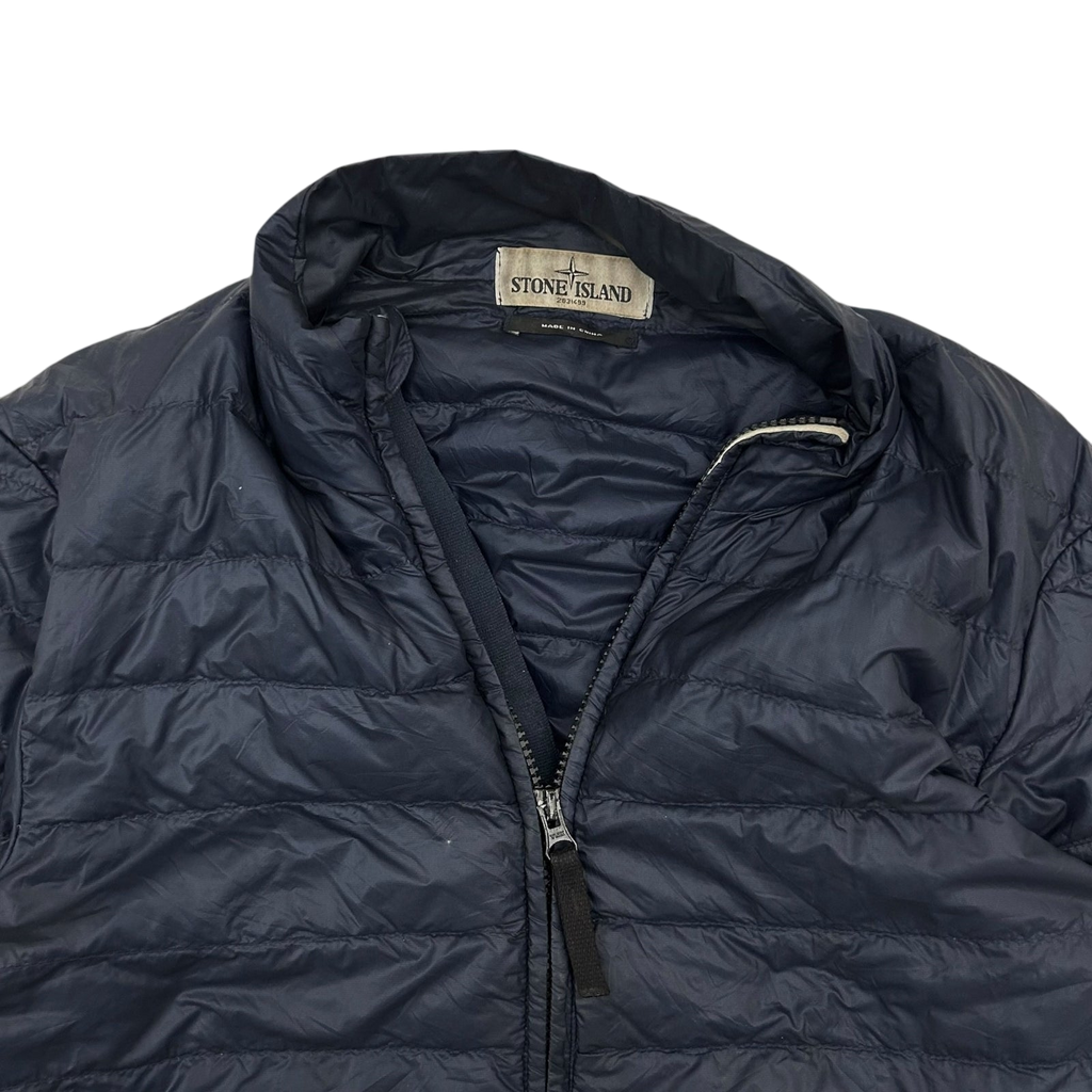 Stone Island Micro Ripstop Puffer Jacket Navy (Size S)