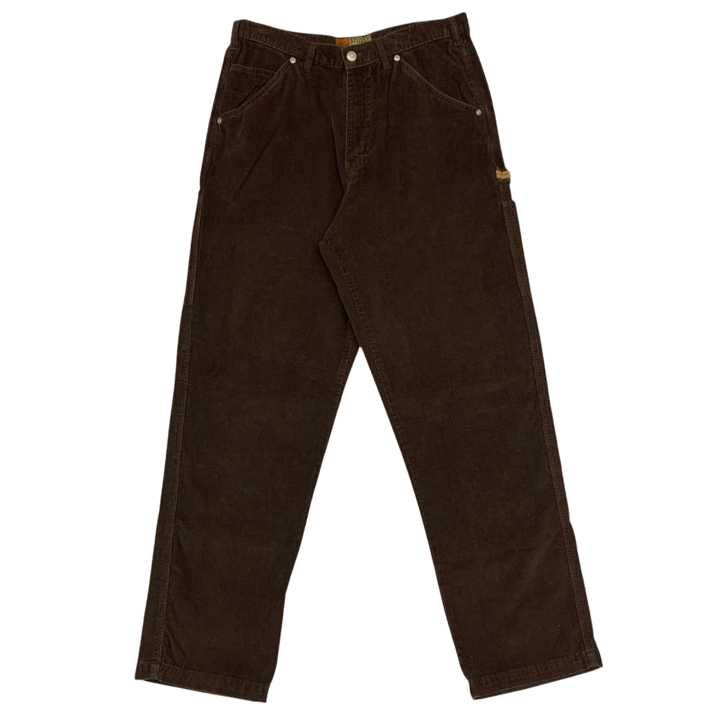 Stussy Vintage Brown Corduroy Carpenter Pants (W34)