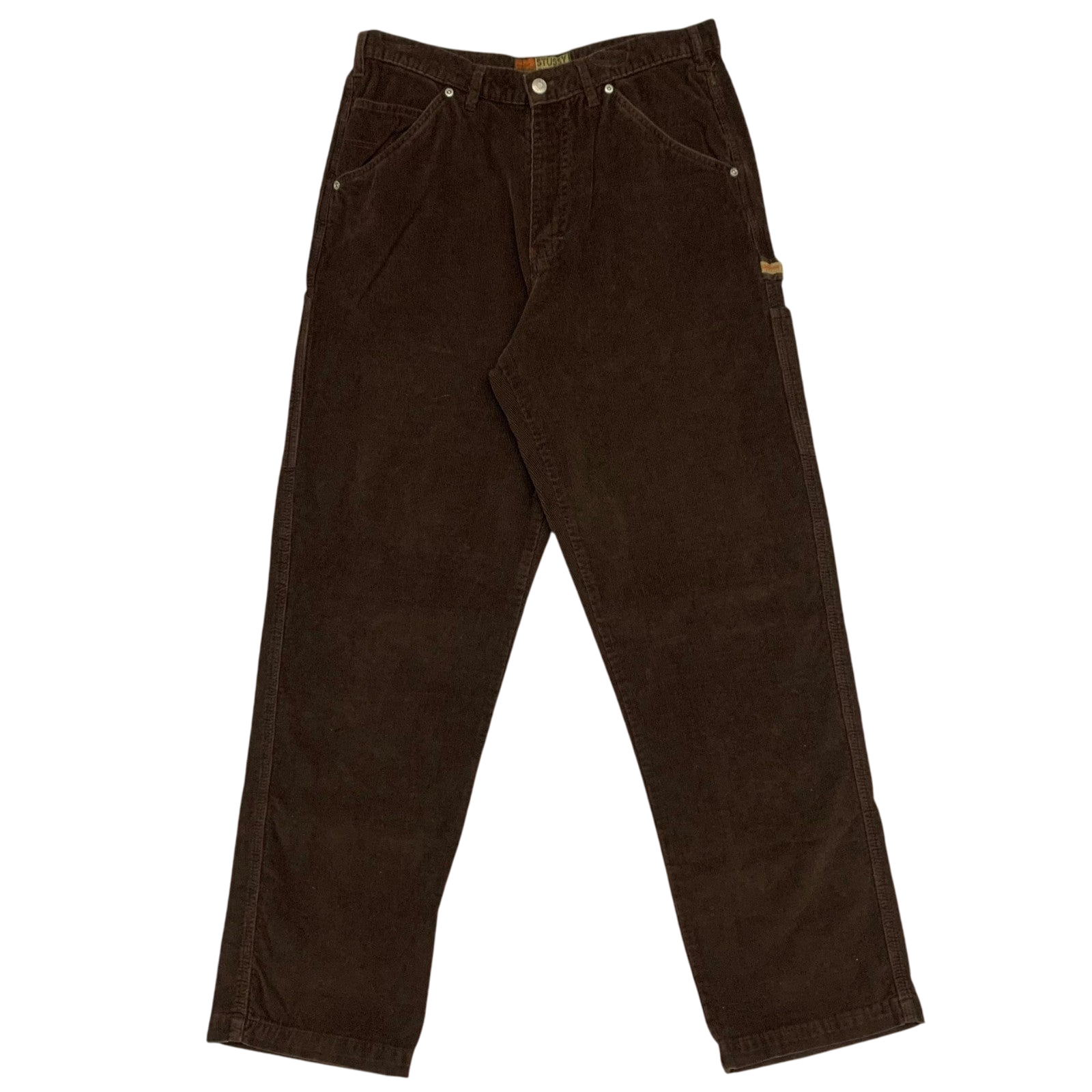 Stussy Vintage Brown Corduroy Carpenter Pants (W34)