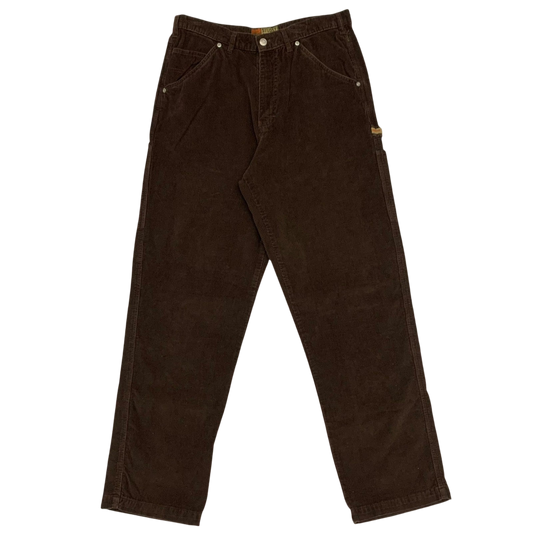 Stussy Vintage Brown Corduroy Carpenter Pants (W34)