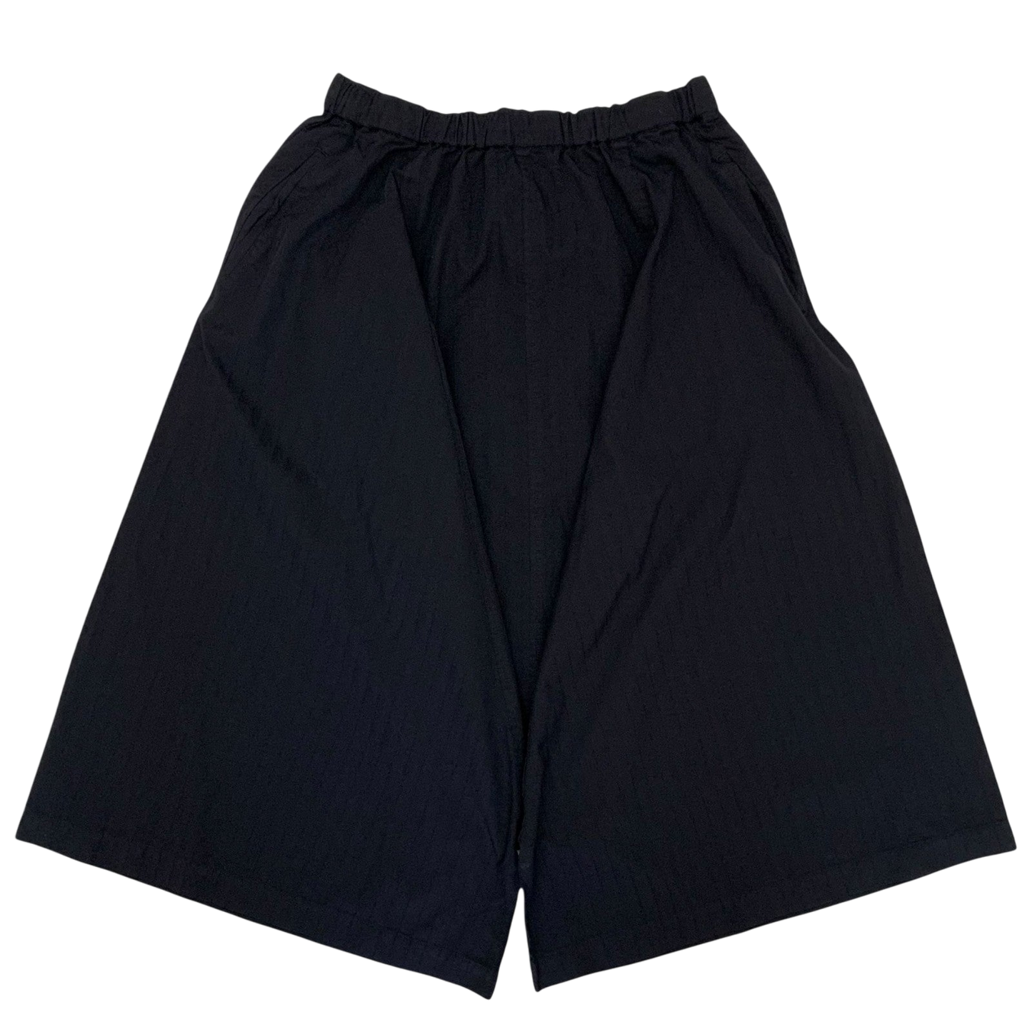 Comme des Garçons Drop Crotch Wide 3/4 Pants Black (Size L)