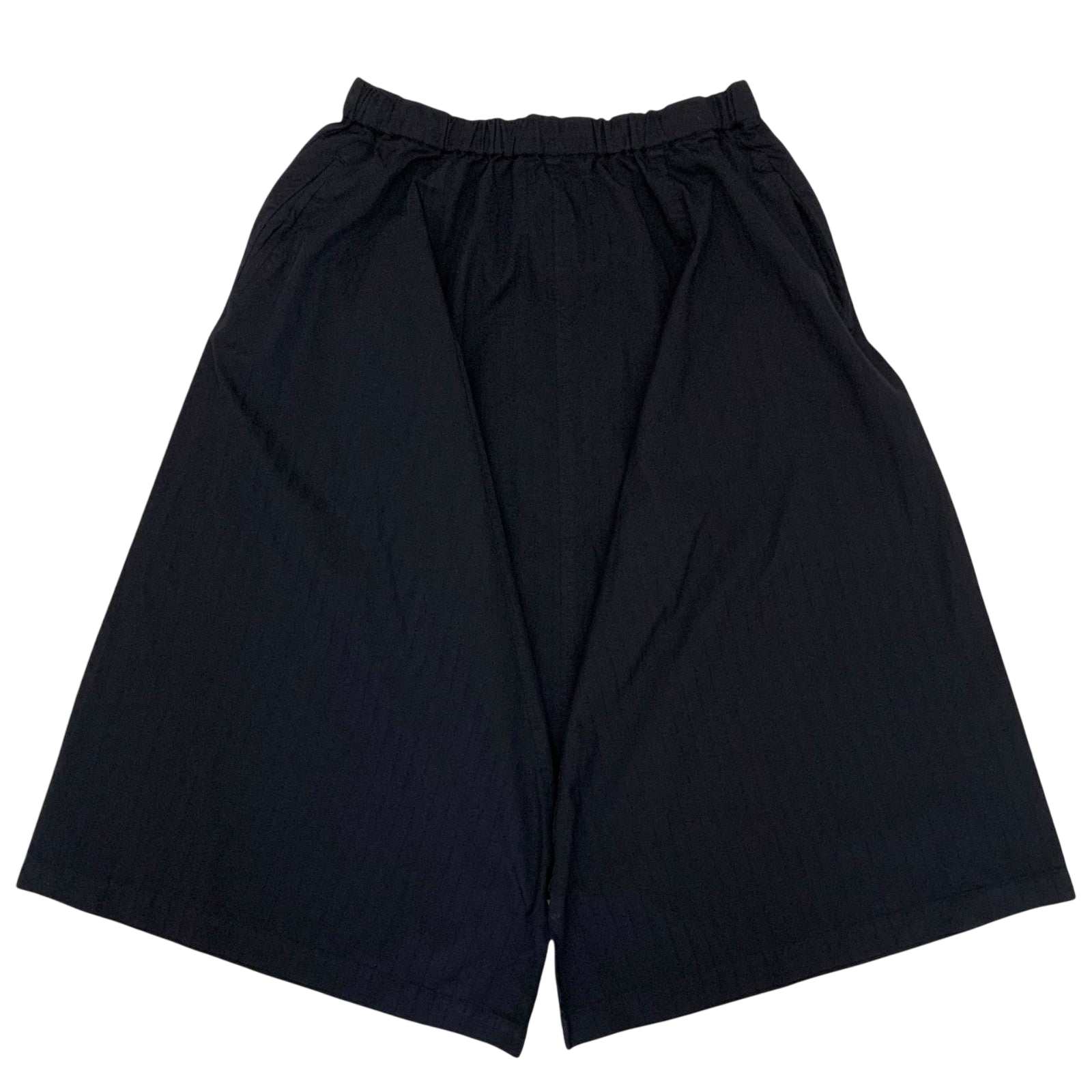 Comme des Garçons Drop Crotch Wide 3/4 Pants Black (Size L)