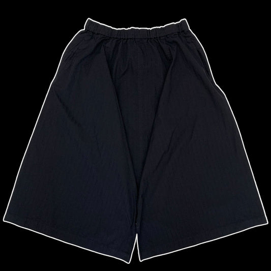 Comme des Garçons Drop Crotch Wide 3/4 Pants Black (Size L)