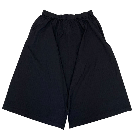 Comme des Garçons Drop Crotch Wide 3/4 Pants Black (Size L)