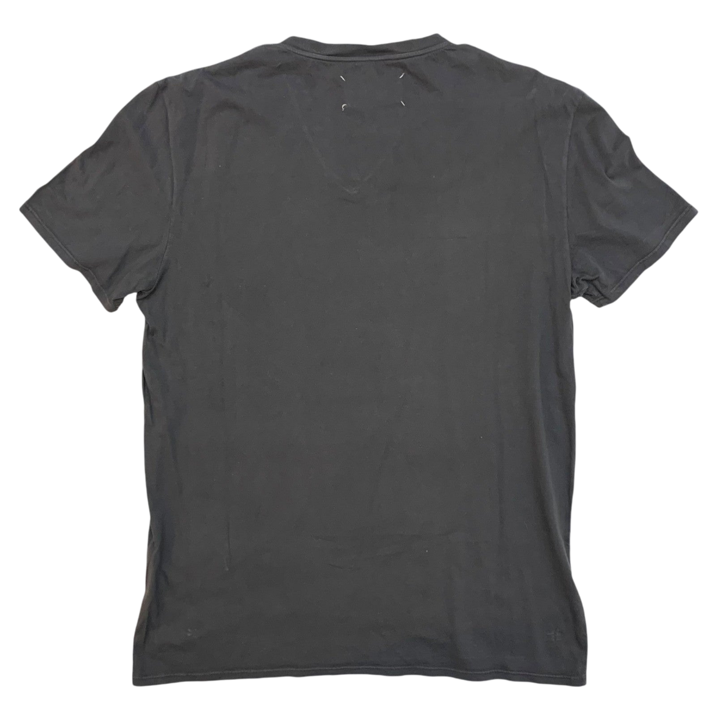 Maison Margiela Rose Print V Neck T-Shirt Charcoal (Fits M)