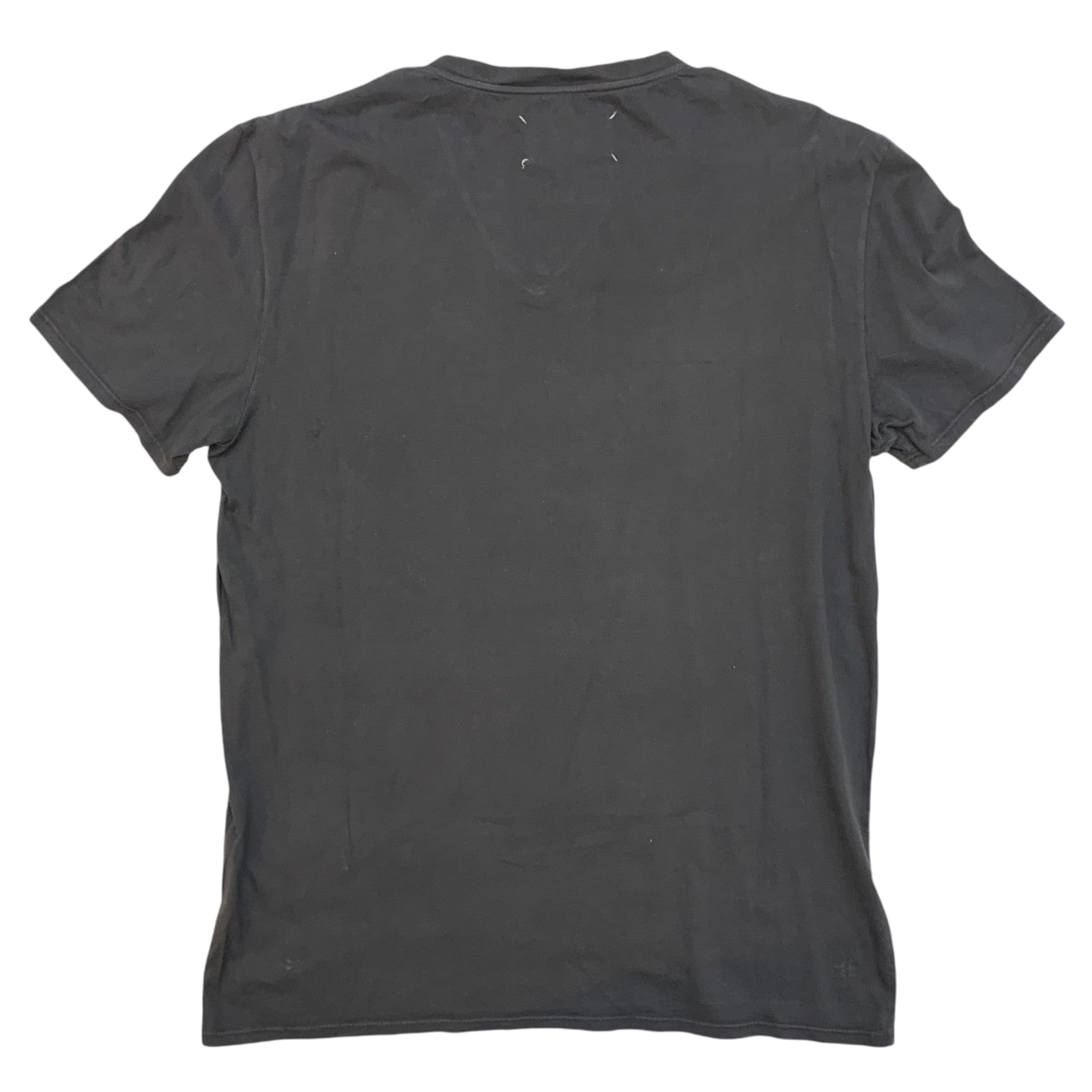 Maison Margiela Rose Print V Neck T-Shirt Charcoal (Fits M)